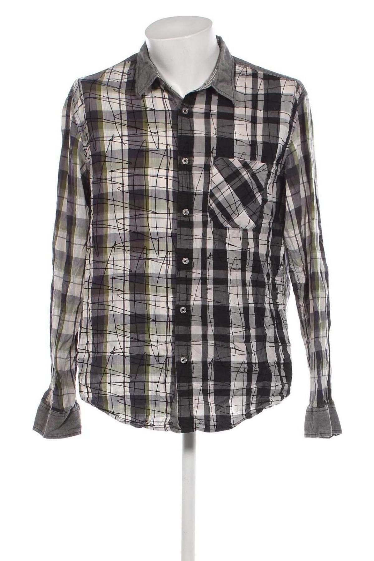 Ανδρικό πουκάμισο Desigual, Μέγεθος XL, Χρώμα Πολύχρωμο, Τιμή 59,81 €