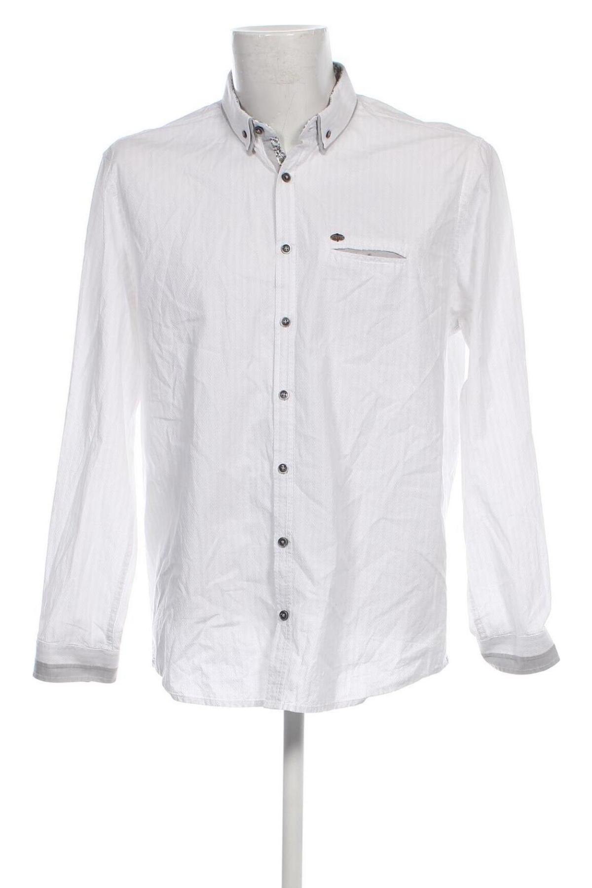 Ανδρικό πουκάμισο Engbers, Μέγεθος XL, Χρώμα Λευκό, Τιμή 34,02 €