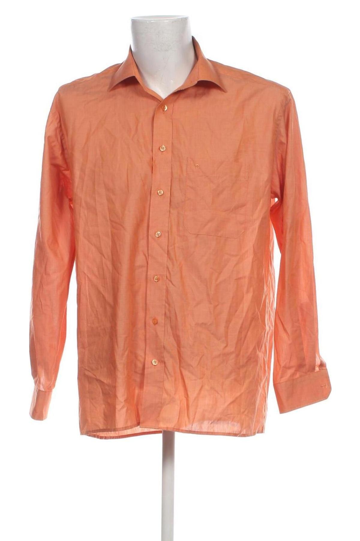 Ανδρικό πουκάμισο Eterna, Μέγεθος L, Χρώμα Πορτοκαλί, Τιμή 12,93 €