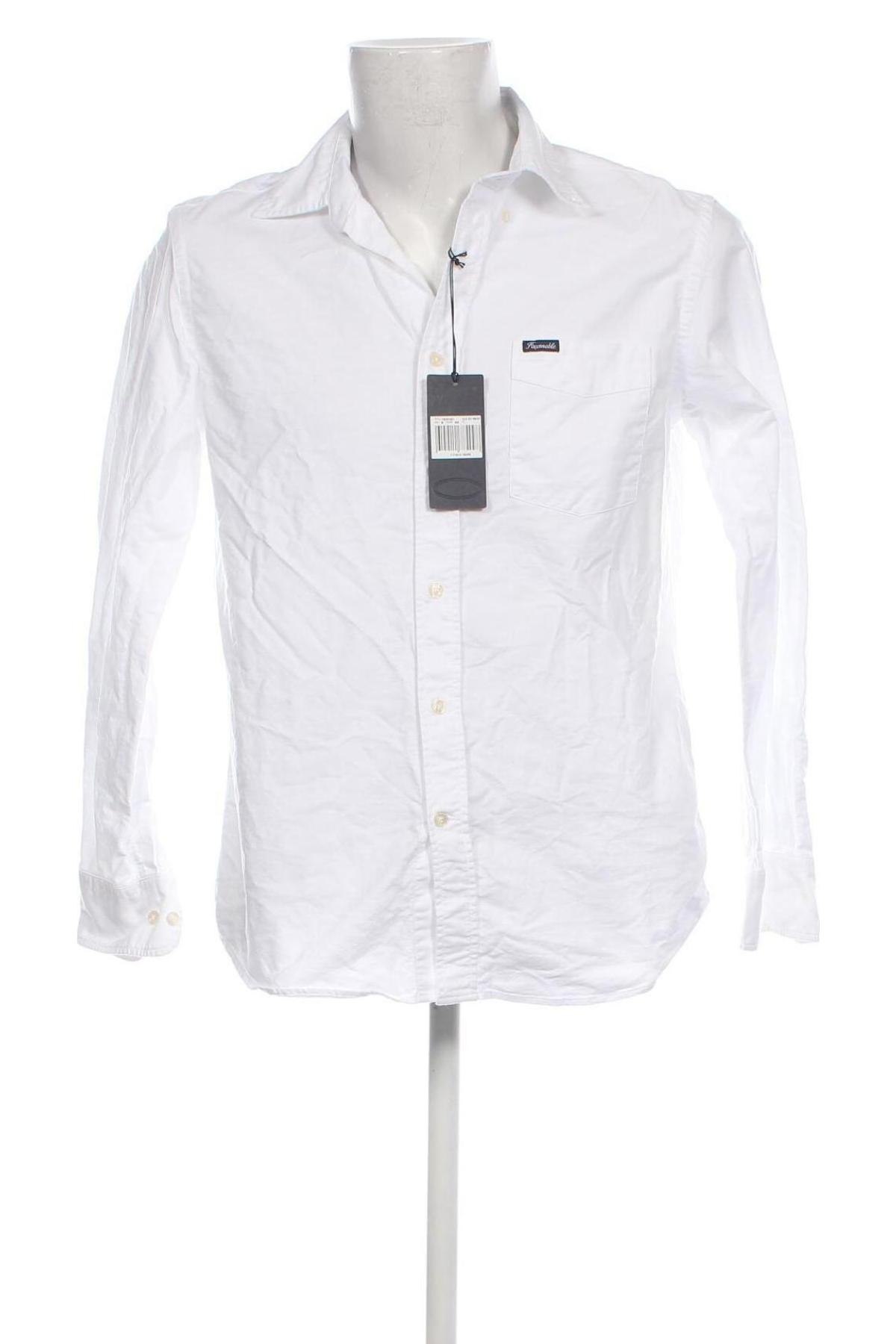Мъжка риза Faconnable, Размер M, Цвят Бял, Цена 216,00 лв.