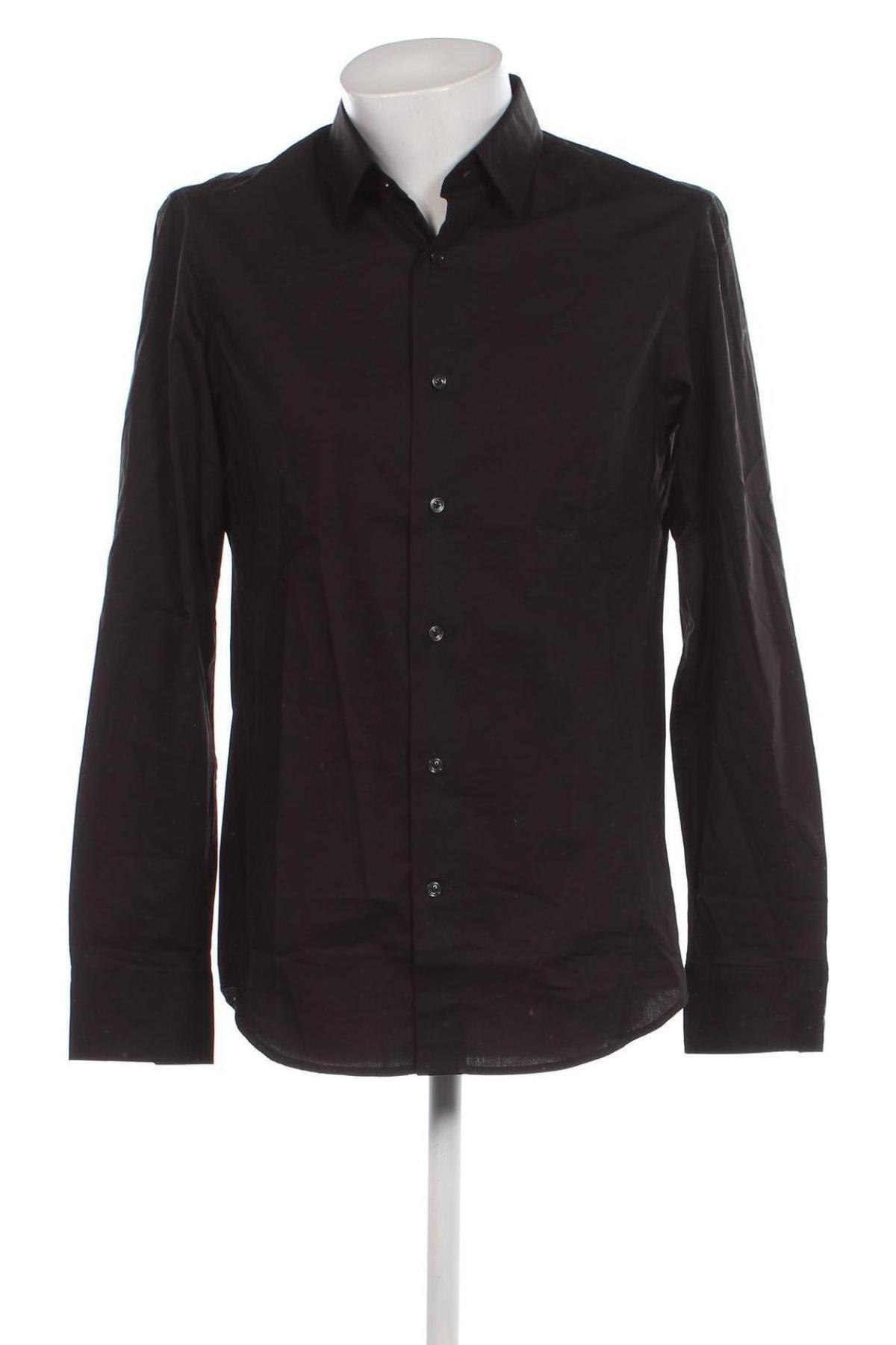 Ανδρικό πουκάμισο G-Star Raw, Μέγεθος L, Χρώμα Μαύρο, Τιμή 45,64 €