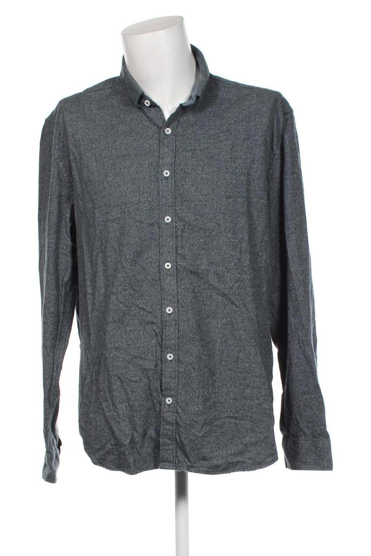Ανδρικό πουκάμισο Garcia, Μέγεθος 3XL, Χρώμα Μπλέ, Τιμή 17,88 €