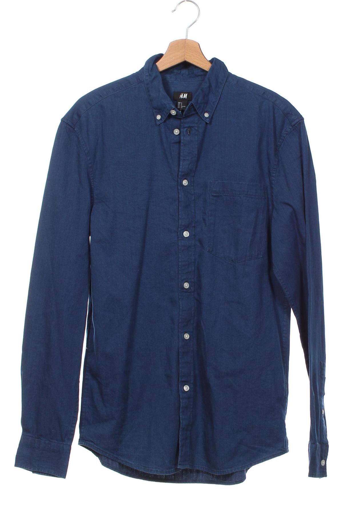 Herrenhemd H&M, Größe S, Farbe Blau, Preis € 7,65