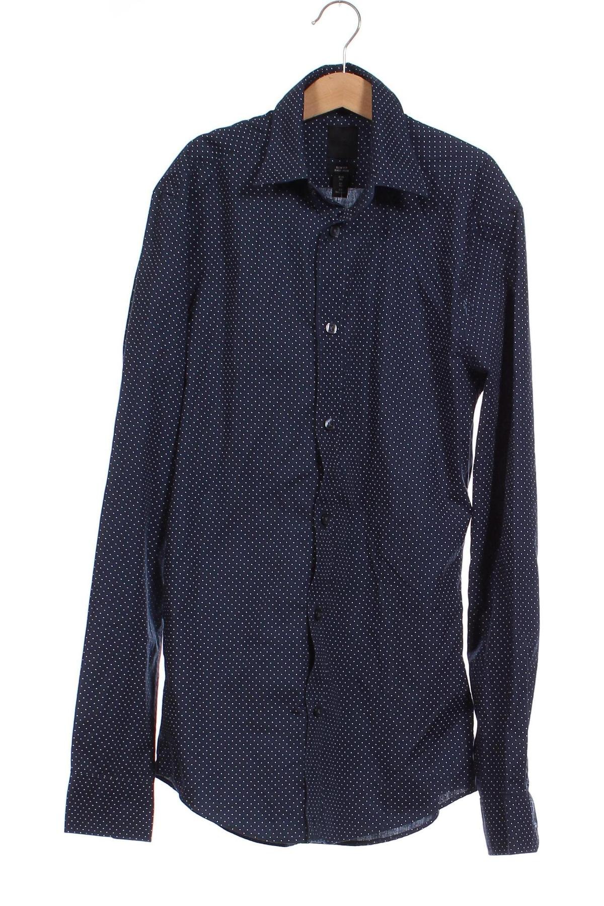 Ανδρικό πουκάμισο H&M, Μέγεθος XS, Χρώμα Μπλέ, Τιμή 5,38 €