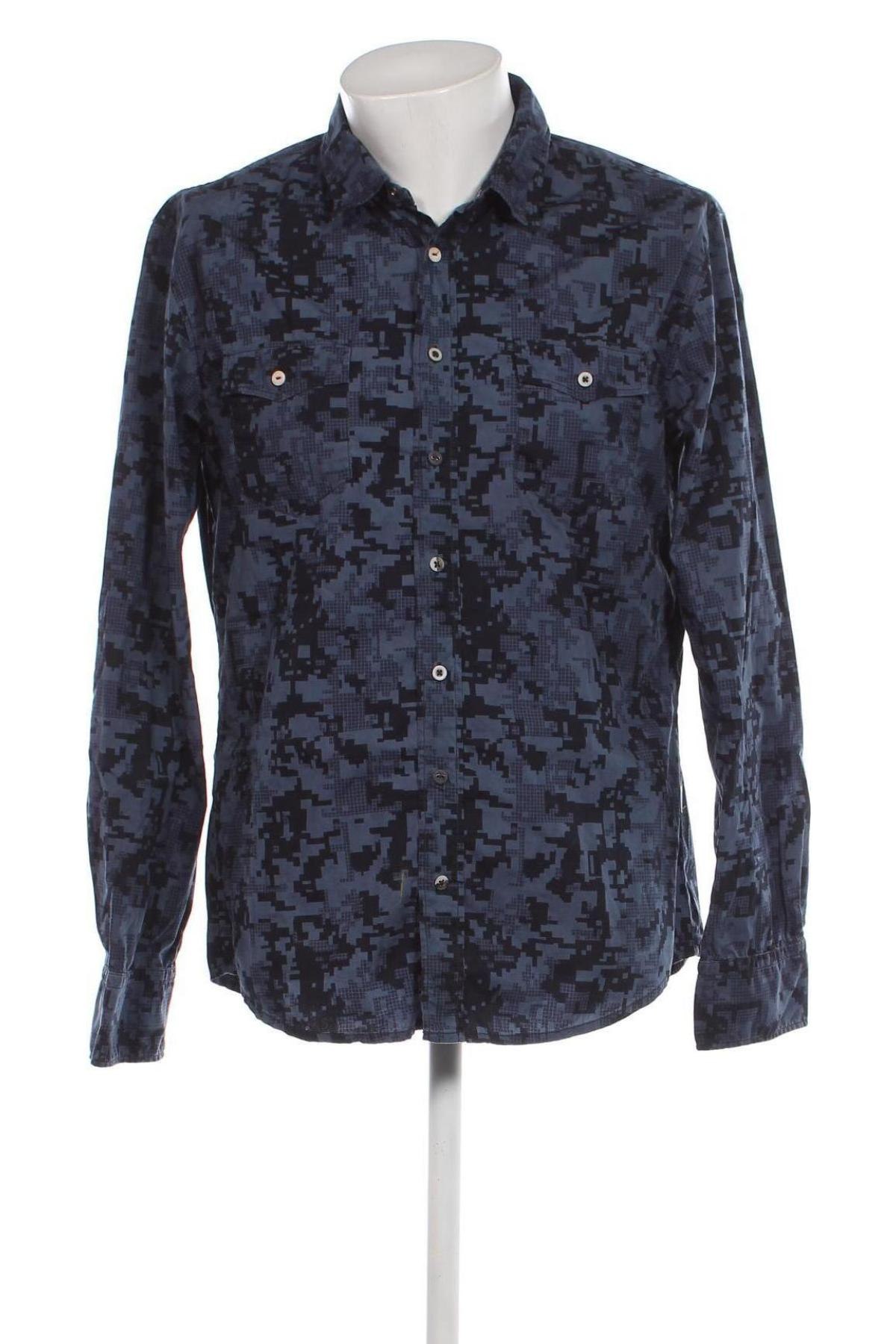 Ανδρικό πουκάμισο Hugo Boss, Μέγεθος L, Χρώμα Μπλέ, Τιμή 59,34 €