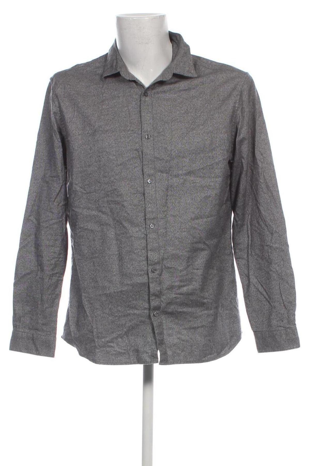 Herrenhemd Jack & Jones, Größe XL, Farbe Grau, Preis € 4,73