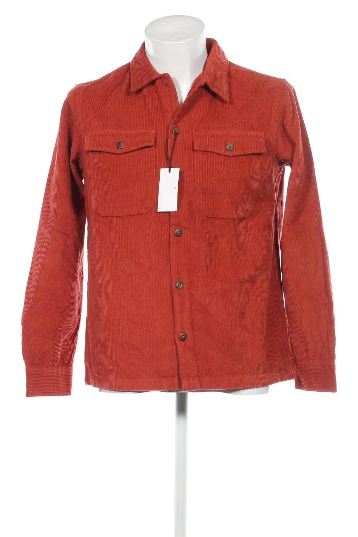Ανδρικό πουκάμισο Jack & Jones, Μέγεθος M, Χρώμα Πορτοκαλί, Τιμή 19,85 €
