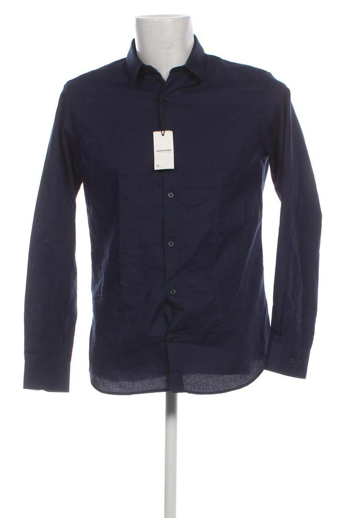 Herrenhemd Jack & Jones, Größe L, Farbe Blau, Preis 21,83 €