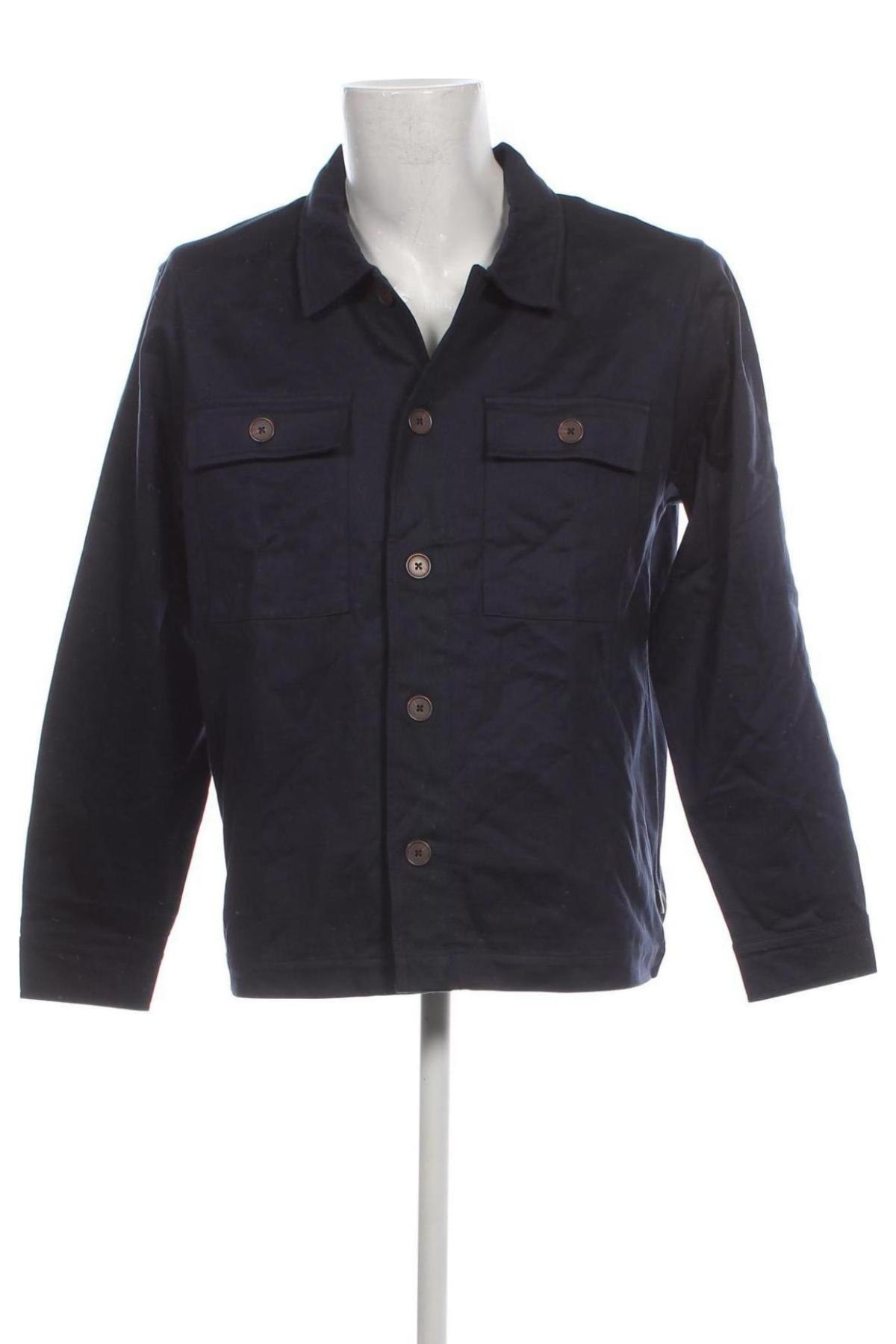 Ανδρικό πουκάμισο Jack & Jones PREMIUM, Μέγεθος L, Χρώμα Μπλέ, Τιμή 17,86 €