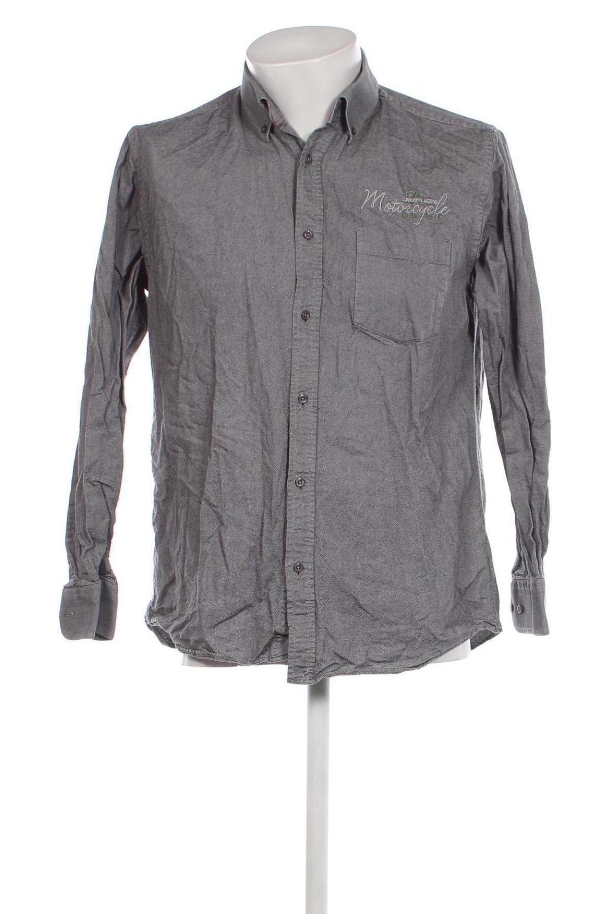 Ανδρικό πουκάμισο Jacques Lemans, Μέγεθος M, Χρώμα Γκρί, Τιμή 19,09 €