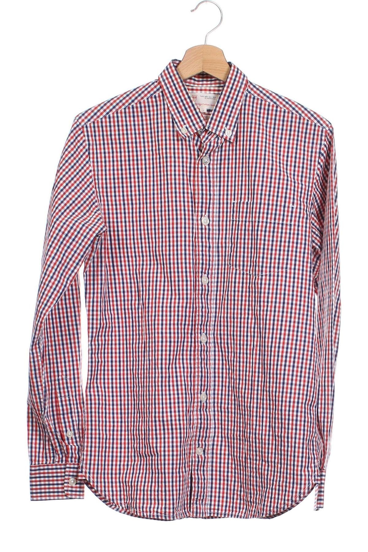 Ανδρικό πουκάμισο Knowledge Cotton Apparel, Μέγεθος S, Χρώμα Πολύχρωμο, Τιμή 22,08 €