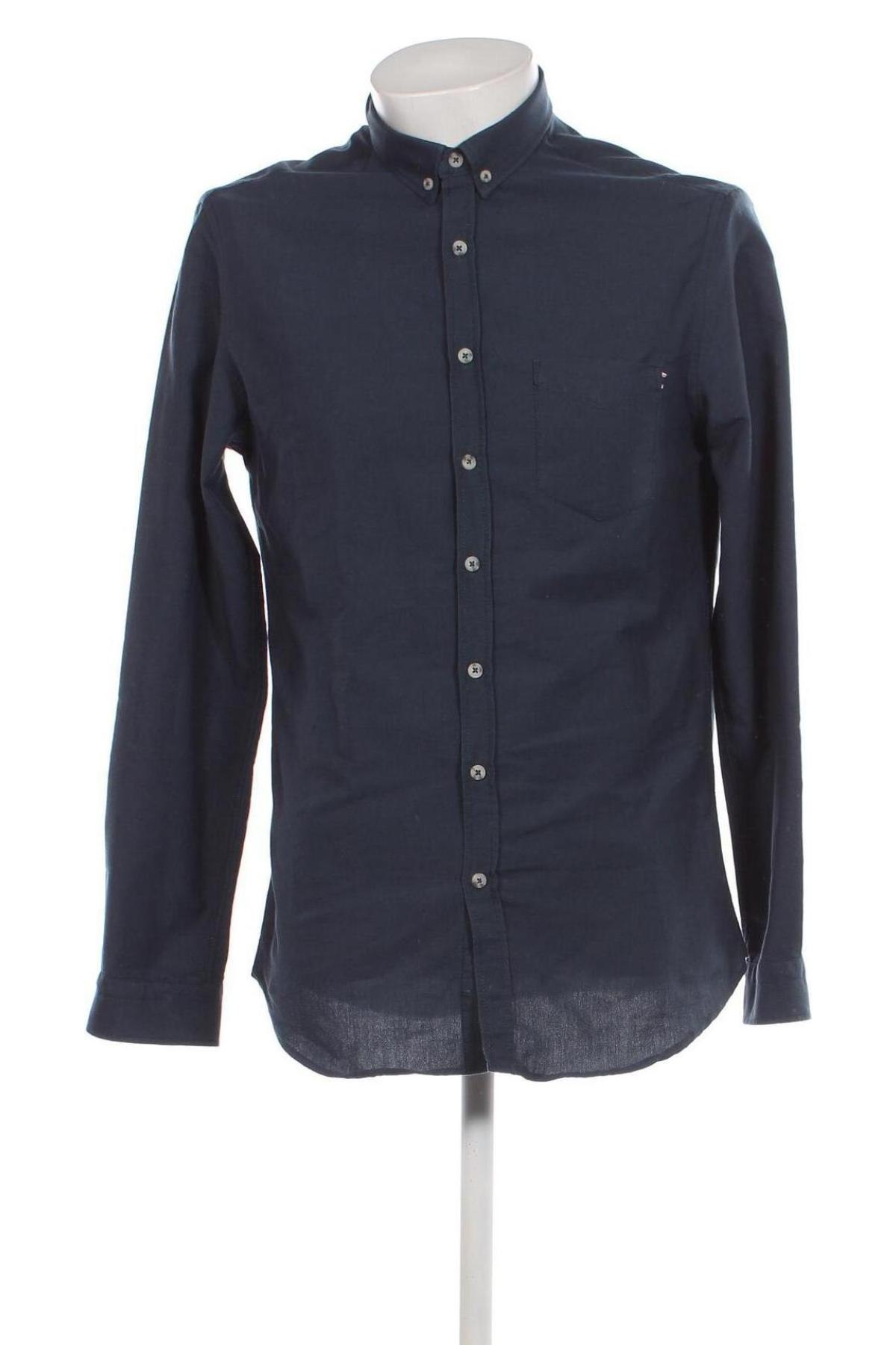 Ανδρικό πουκάμισο Koton, Μέγεθος L, Χρώμα Μπλέ, Τιμή 9,42 €