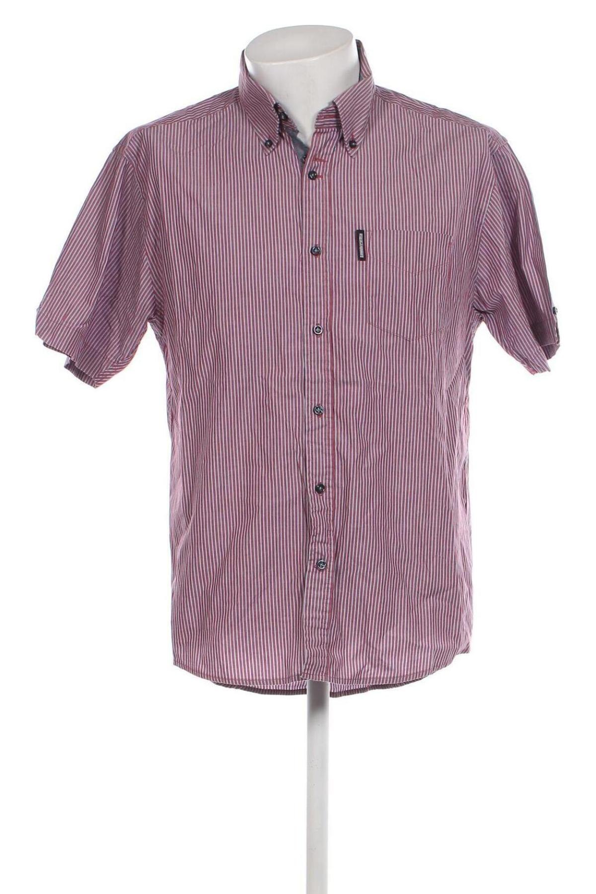 Ανδρικό πουκάμισο Lambretta, Μέγεθος L, Χρώμα Κόκκινο, Τιμή 37,14 €