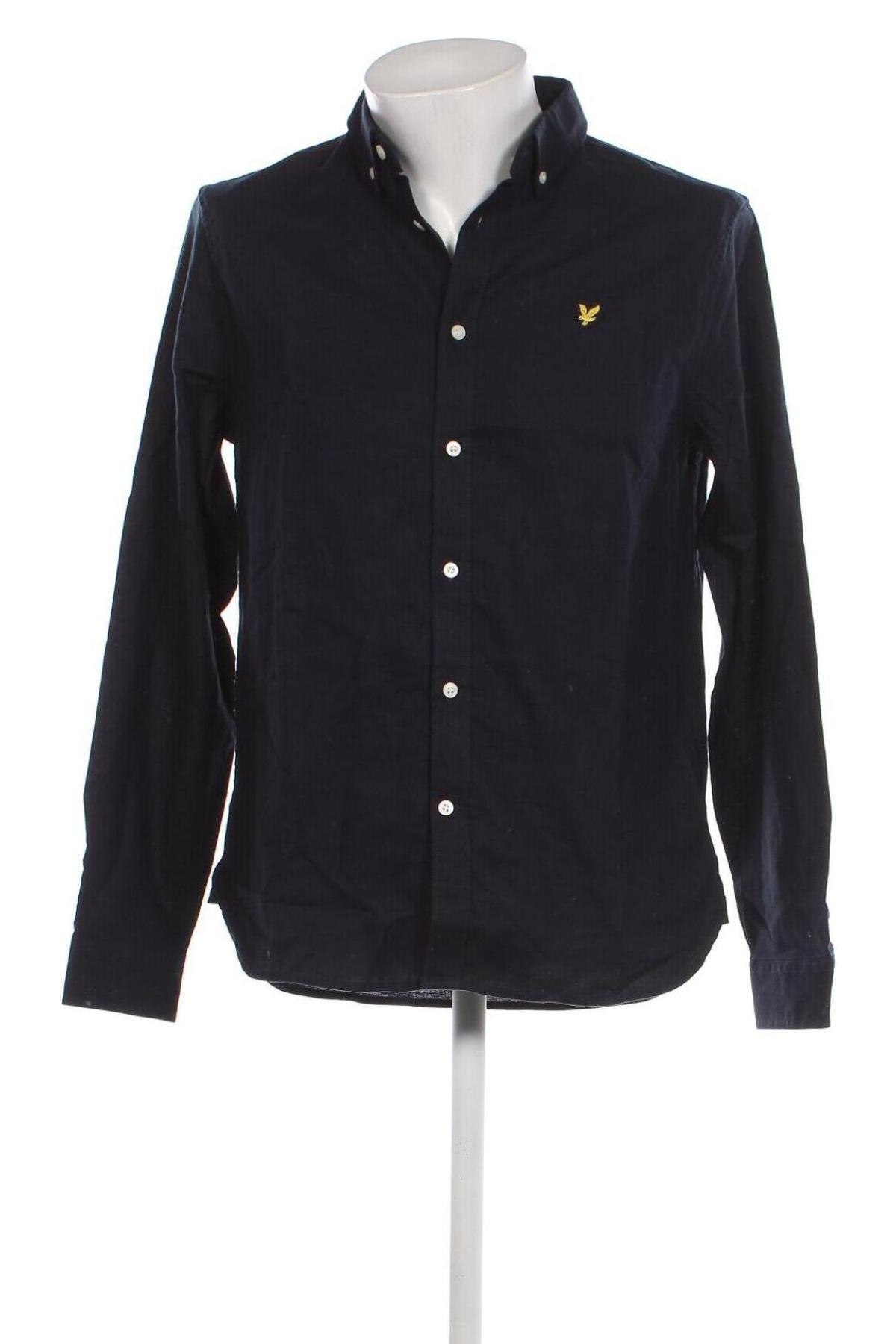 Cămașă de bărbați Lyle & Scott, Mărime M, Culoare Albastru, Preț 407,89 Lei