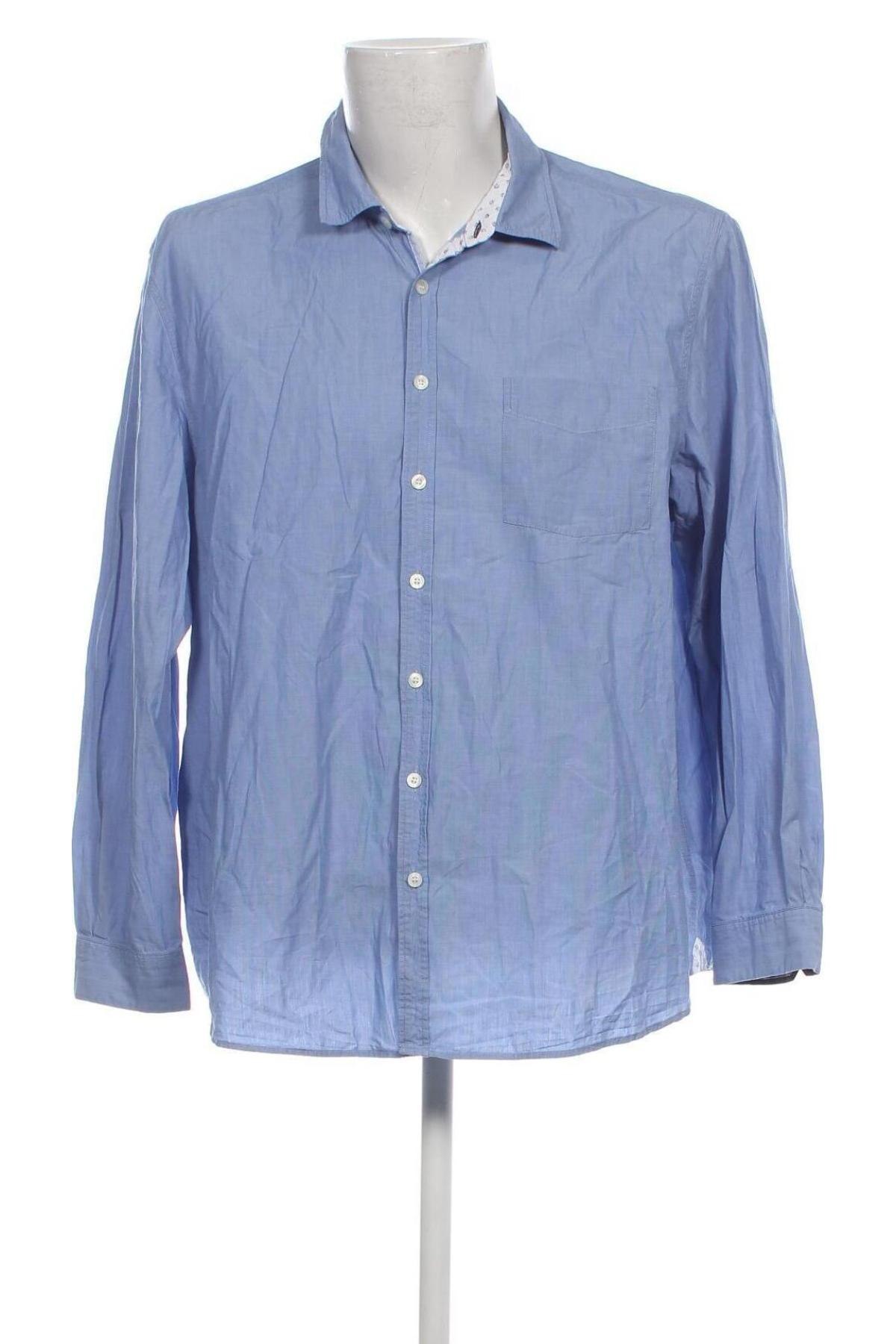 Ανδρικό πουκάμισο Maerz Muenchen, Μέγεθος XXL, Χρώμα Μπλέ, Τιμή 30,62 €