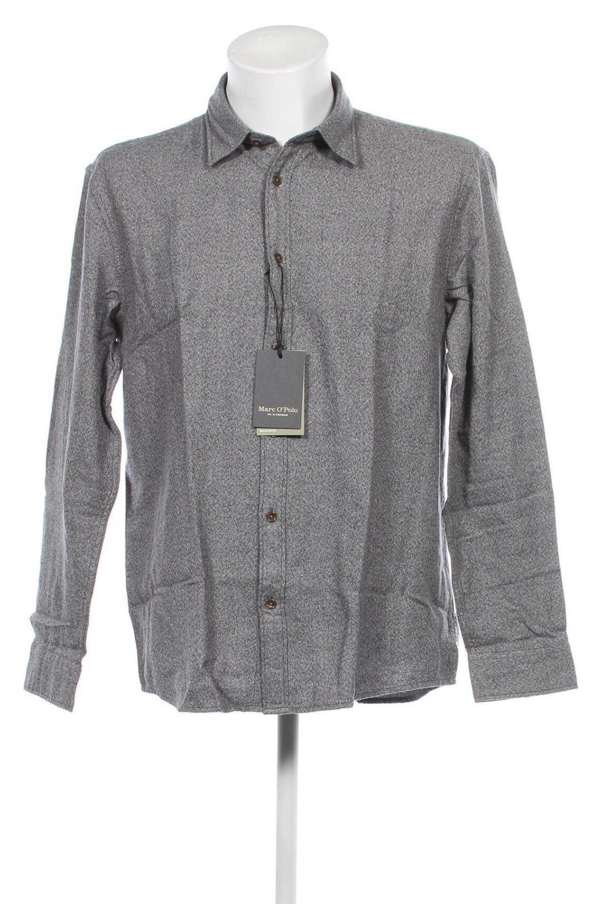 Herrenhemd Marc O'Polo, Größe XL, Farbe Grau, Preis 37,35 €