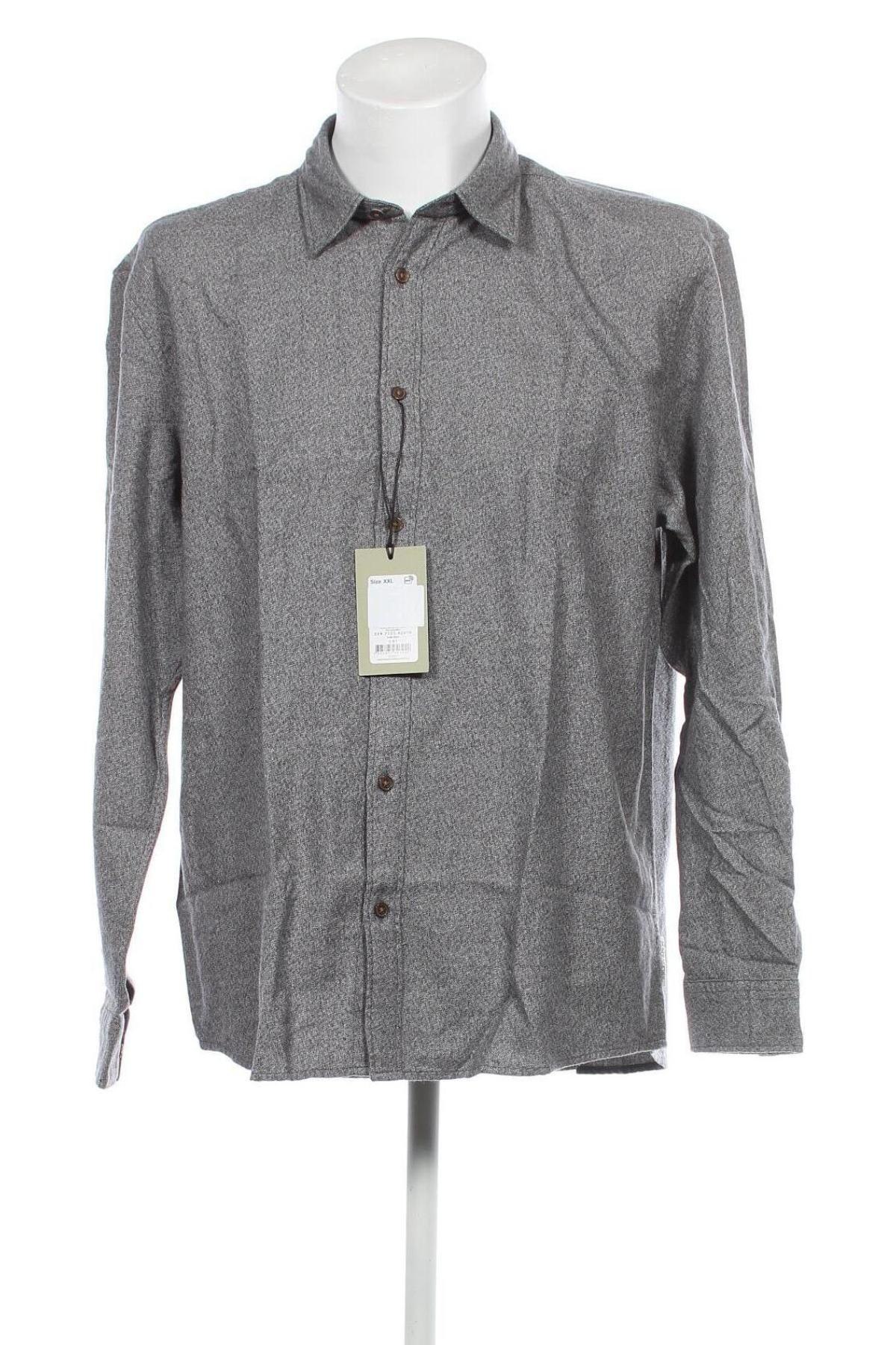 Herrenhemd Marc O'Polo, Größe XXL, Farbe Grau, Preis 31,54 €