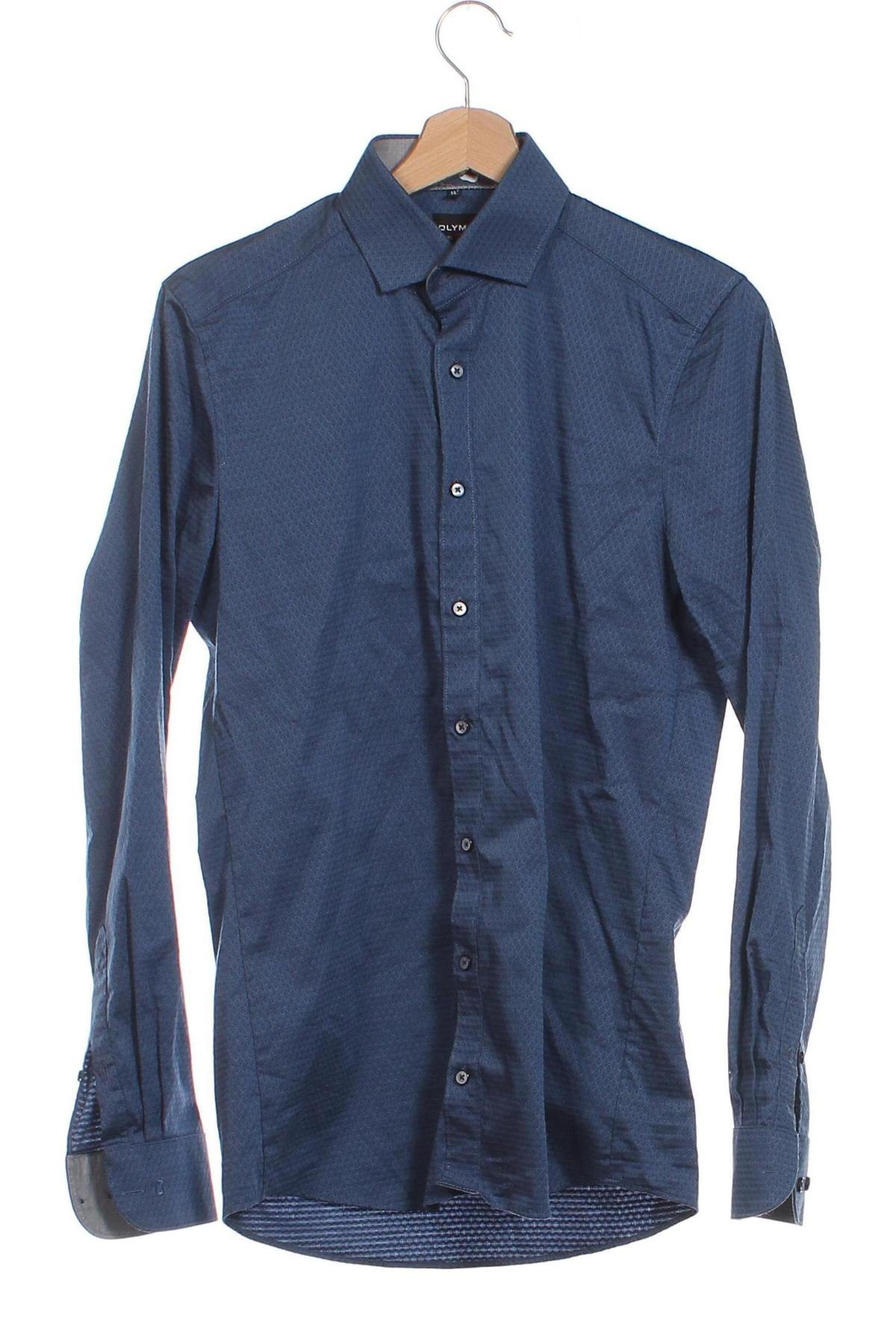 Herrenhemd Olymp, Größe S, Farbe Blau, Preis 38,27 €