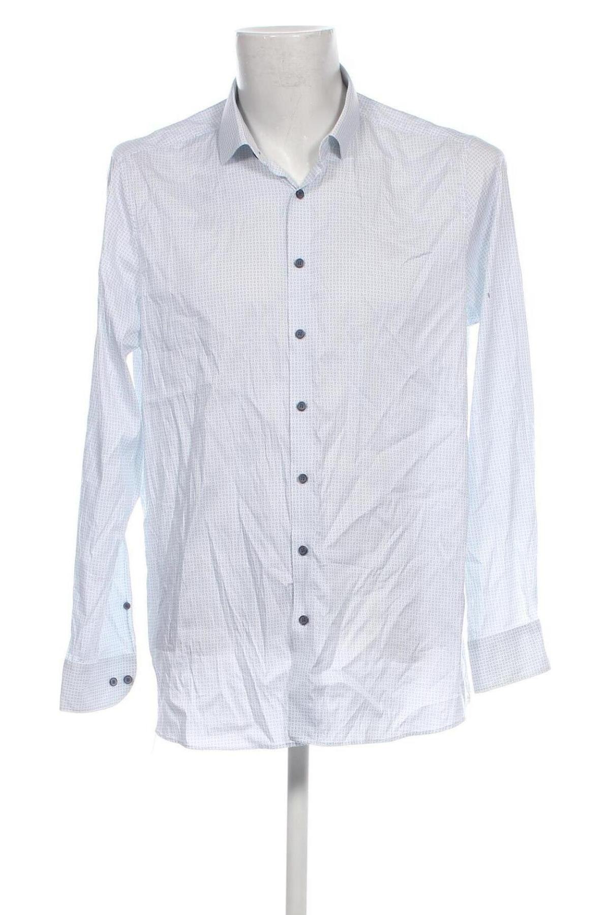 Ανδρικό πουκάμισο Olymp, Μέγεθος XL, Χρώμα Μπλέ, Τιμή 32,32 €