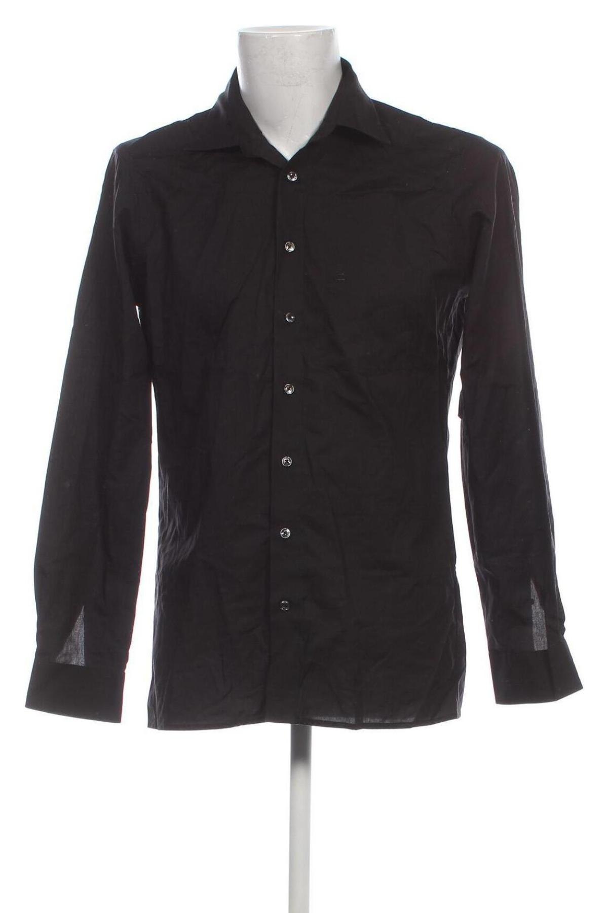 Мъжка риза Olymp, Размер M, Цвят Черен, Цена 37,40 лв.