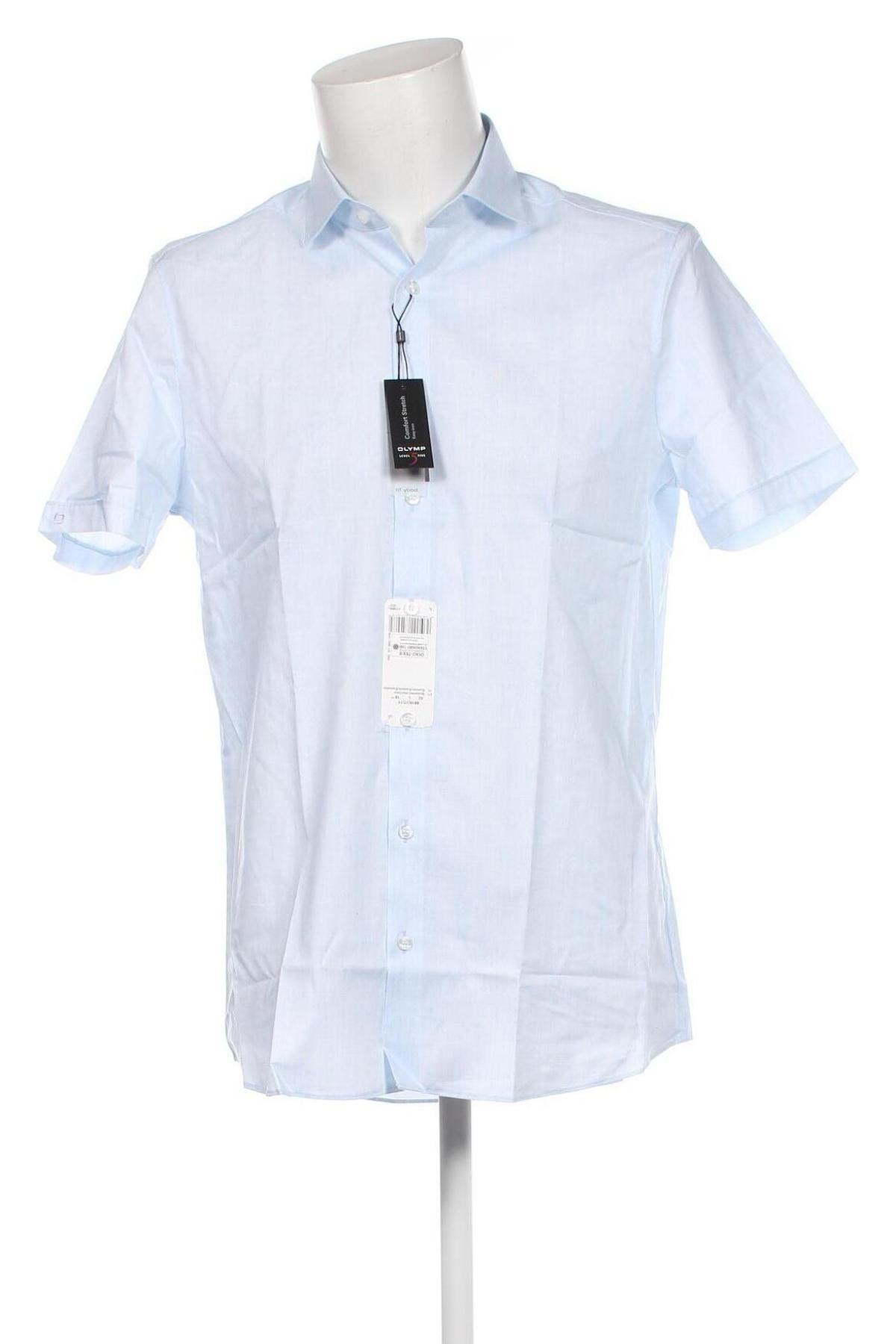 Мъжка риза Olymp, Размер L, Цвят Син, Цена 108,00 лв.