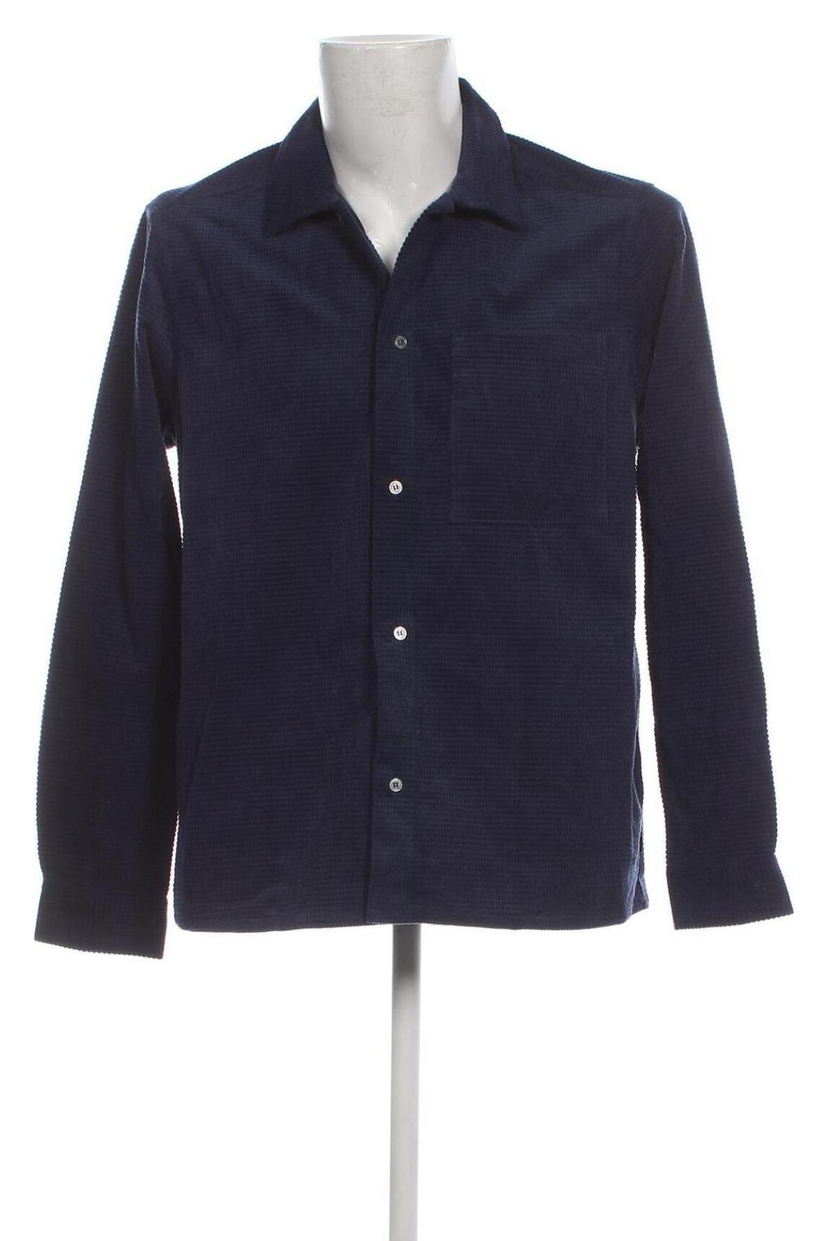 Ανδρικό πουκάμισο Only & Sons, Μέγεθος L, Χρώμα Μπλέ, Τιμή 7,59 €
