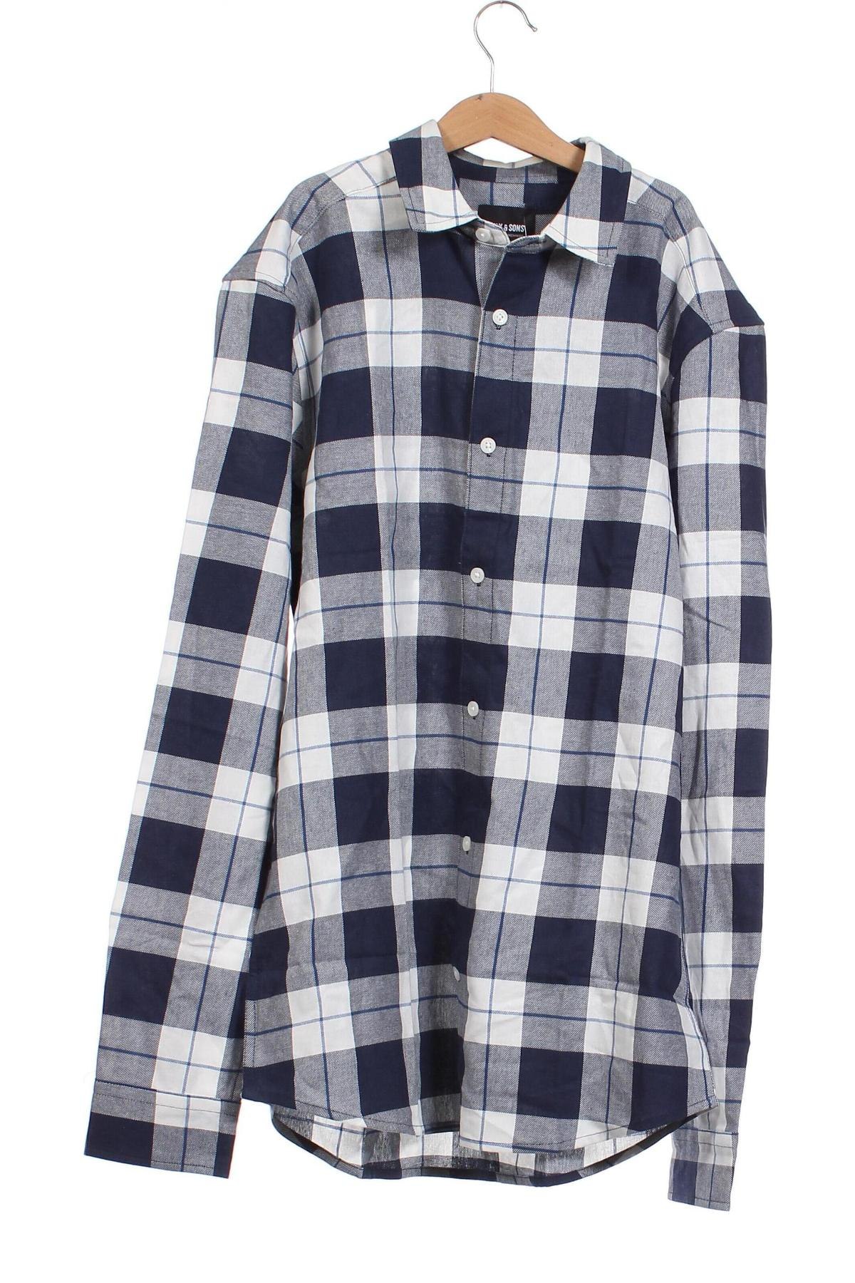 Ανδρικό πουκάμισο Only & Sons, Μέγεθος M, Χρώμα Πολύχρωμο, Τιμή 7,59 €