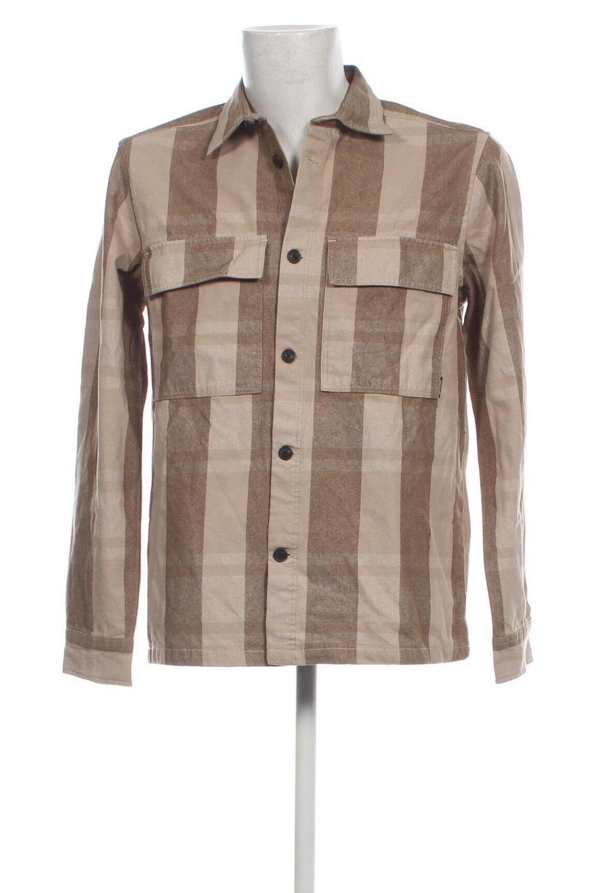 Ανδρικό πουκάμισο Only & Sons, Μέγεθος M, Χρώμα Καφέ, Τιμή 7,82 €