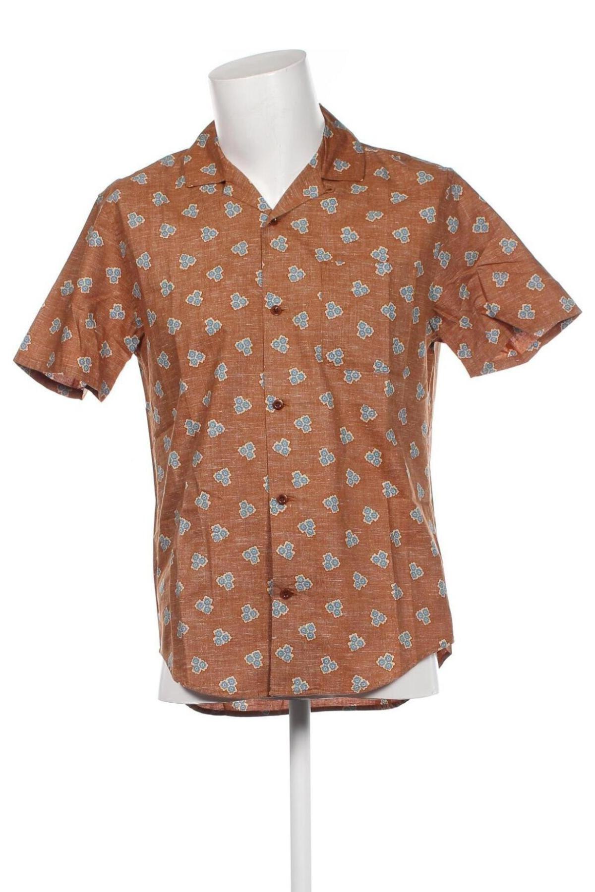 Мъжка риза Outerknown, Размер M, Цвят Кафяв, Цена 51,10 лв.