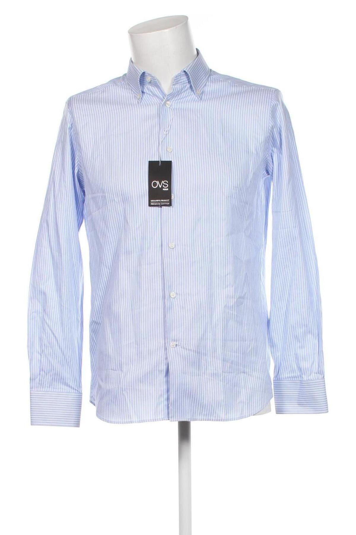 Herrenhemd Oviesse, Größe M, Farbe Blau, Preis € 23,71