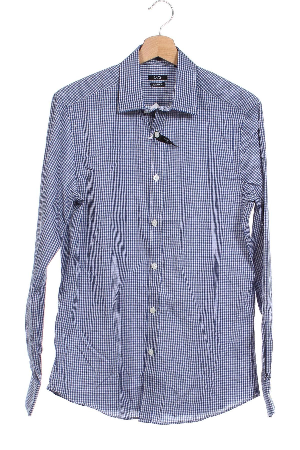 Ανδρικό πουκάμισο Oviesse, Μέγεθος S, Χρώμα Μπλέ, Τιμή 5,93 €