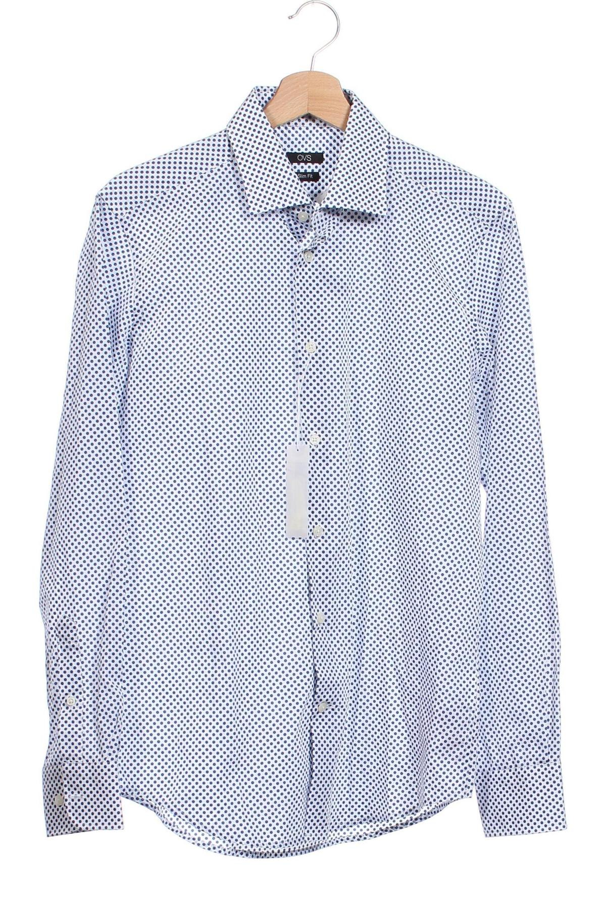 Мъжка риза Oviesse, Размер M, Цвят Бял, Цена 20,70 лв.
