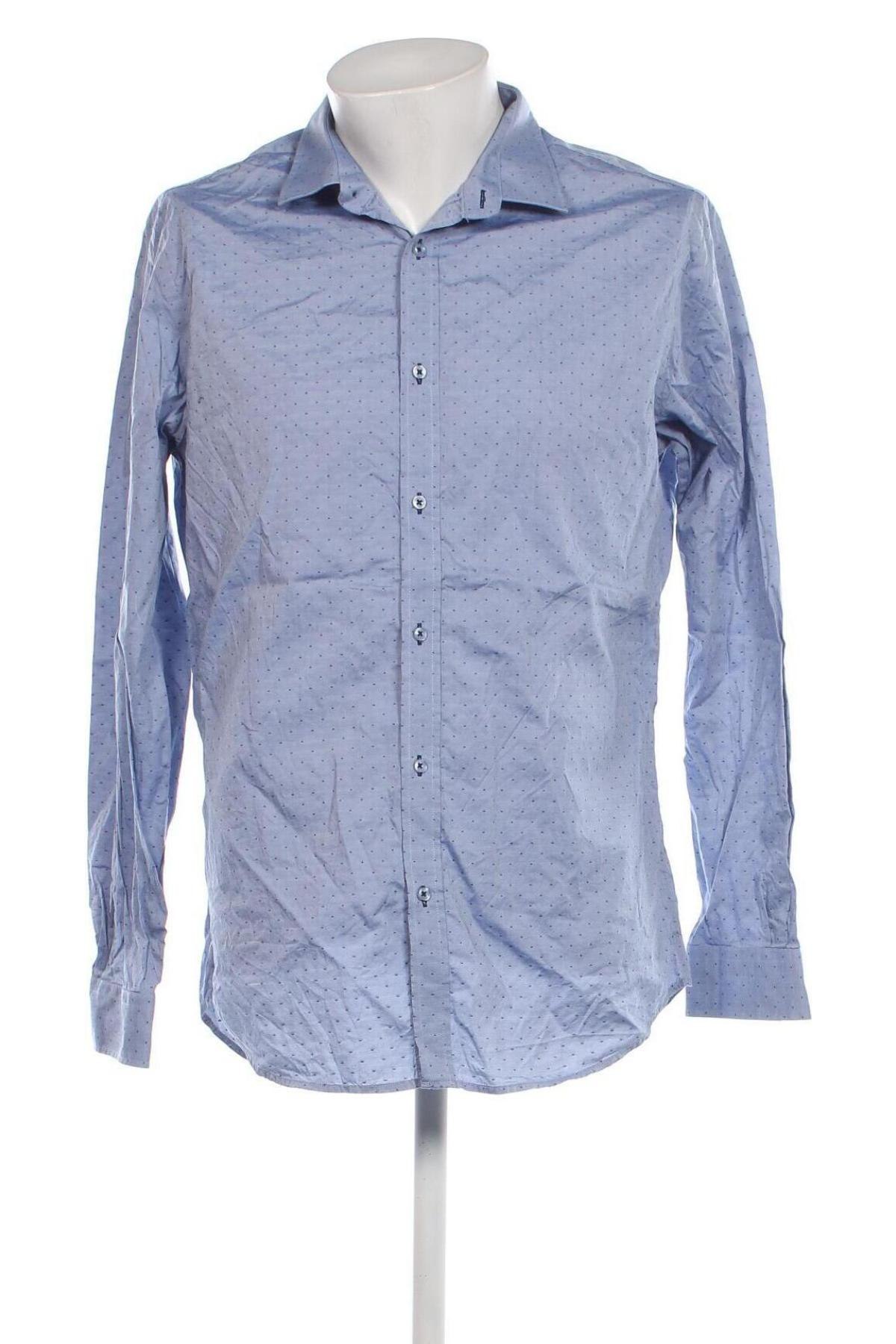 Herrenhemd Peroni, Größe XL, Farbe Blau, Preis € 6,44