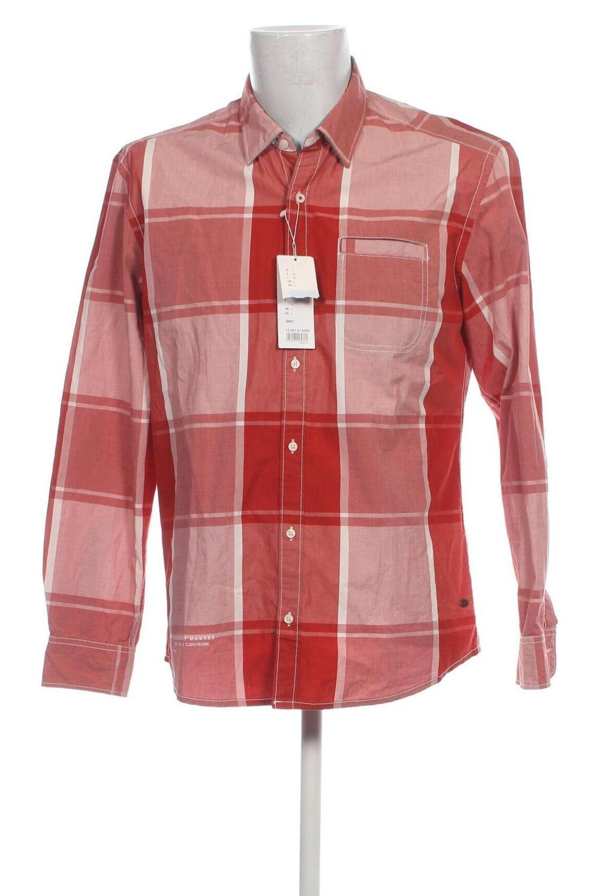 Мъжка риза S.Oliver, Размер L, Цвят Многоцветен, Цена 38,50 лв.