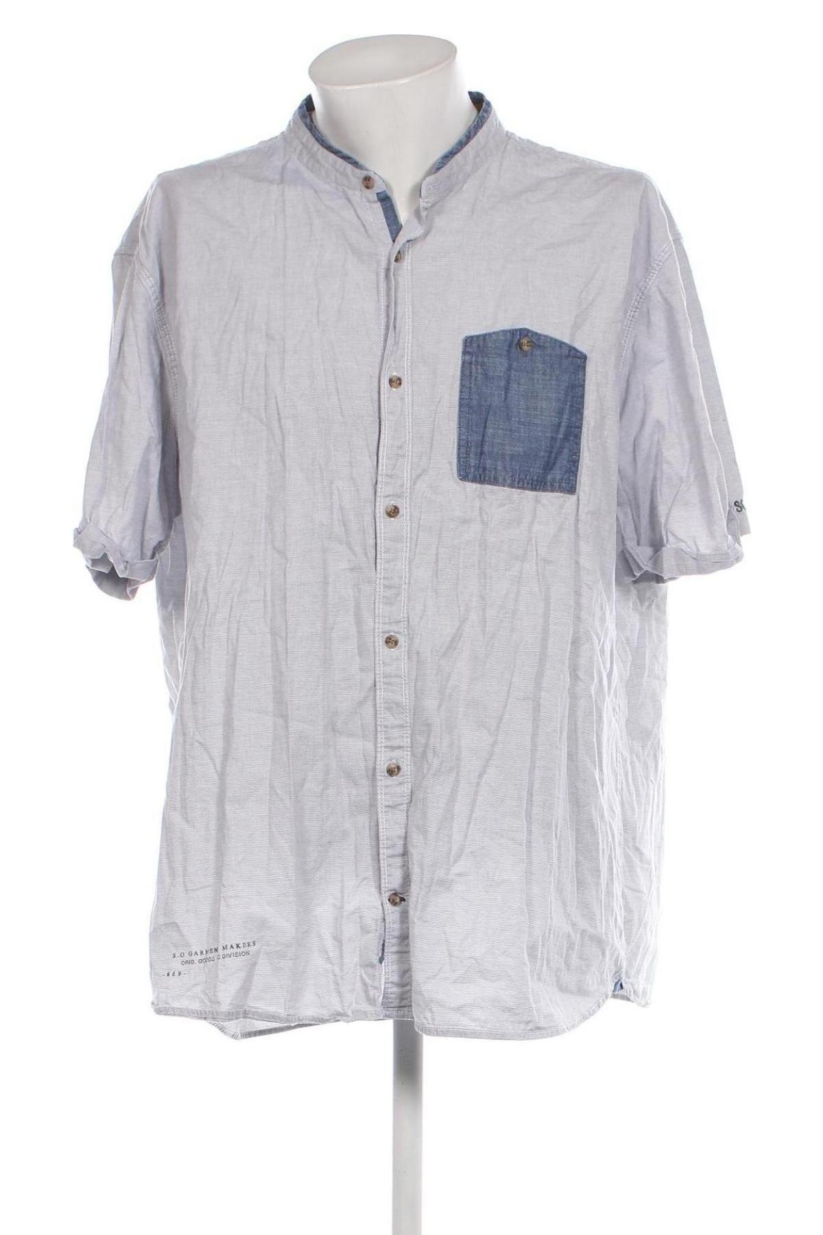 Мъжка риза S.Oliver, Размер 3XL, Цвят Сив, Цена 34,00 лв.