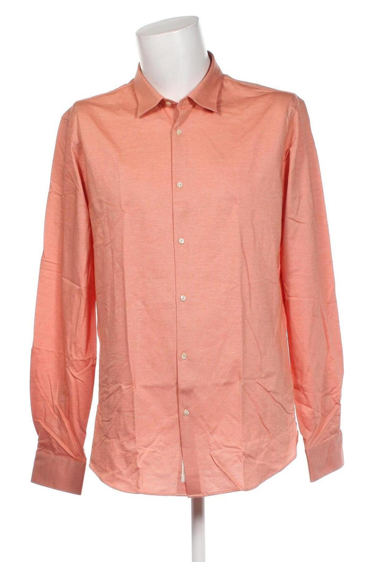 Ανδρικό πουκάμισο Scotch & Soda, Μέγεθος XXL, Χρώμα Πορτοκαλί, Τιμή 35,69 €