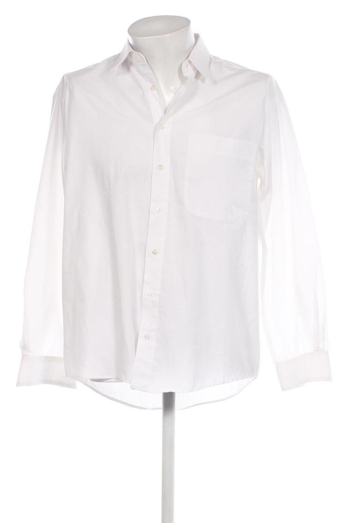 Ανδρικό πουκάμισο Seidensticker, Μέγεθος L, Χρώμα Λευκό, Τιμή 17,00 €