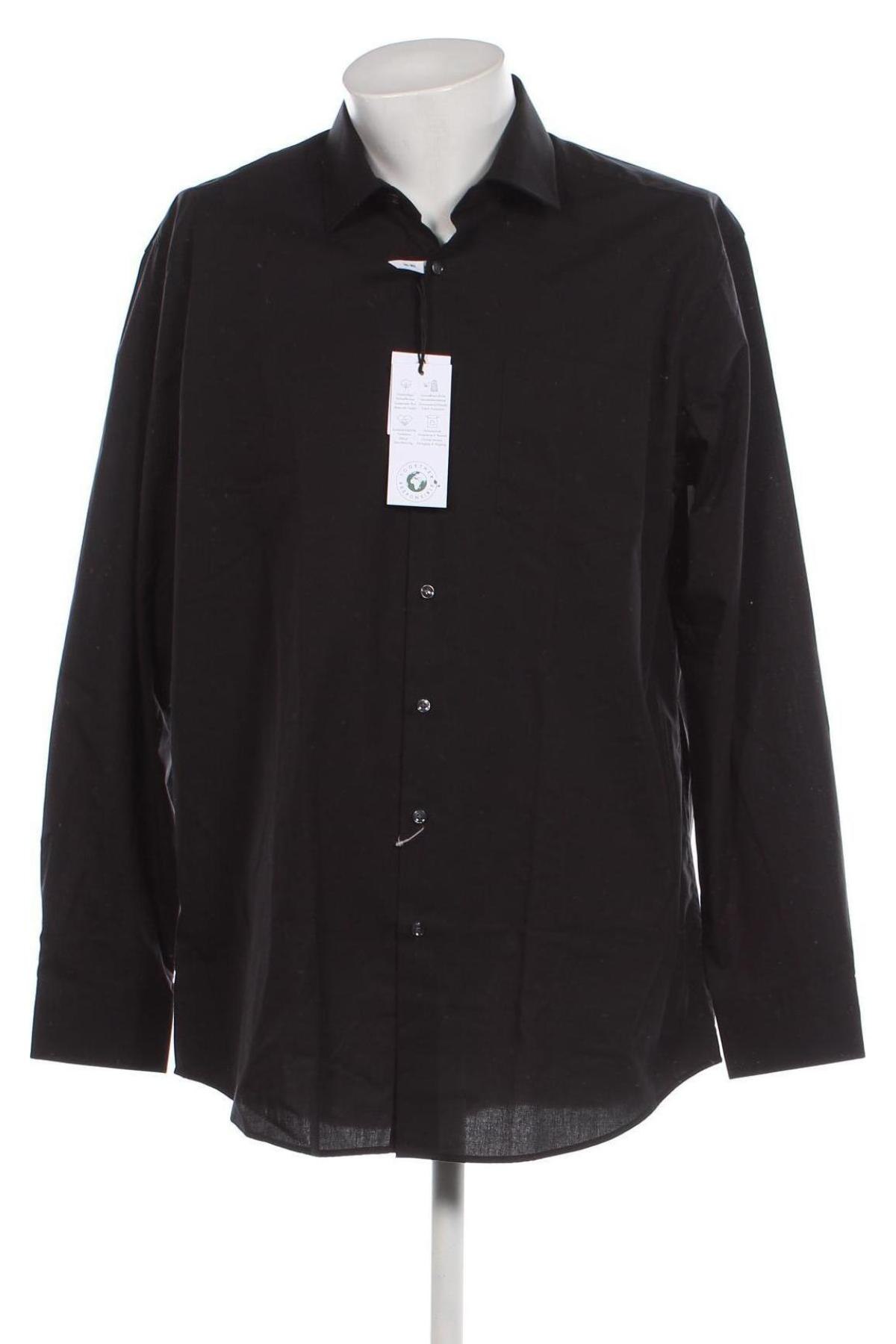 Ανδρικό πουκάμισο Seidensticker, Μέγεθος XL, Χρώμα Μαύρο, Τιμή 17,86 €