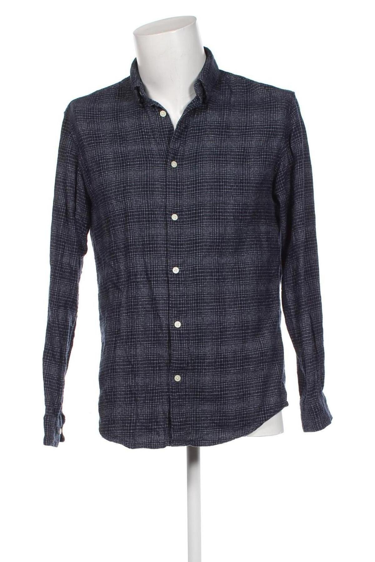 Ανδρικό πουκάμισο Selected Homme, Μέγεθος M, Χρώμα Μπλέ, Τιμή 4,06 €