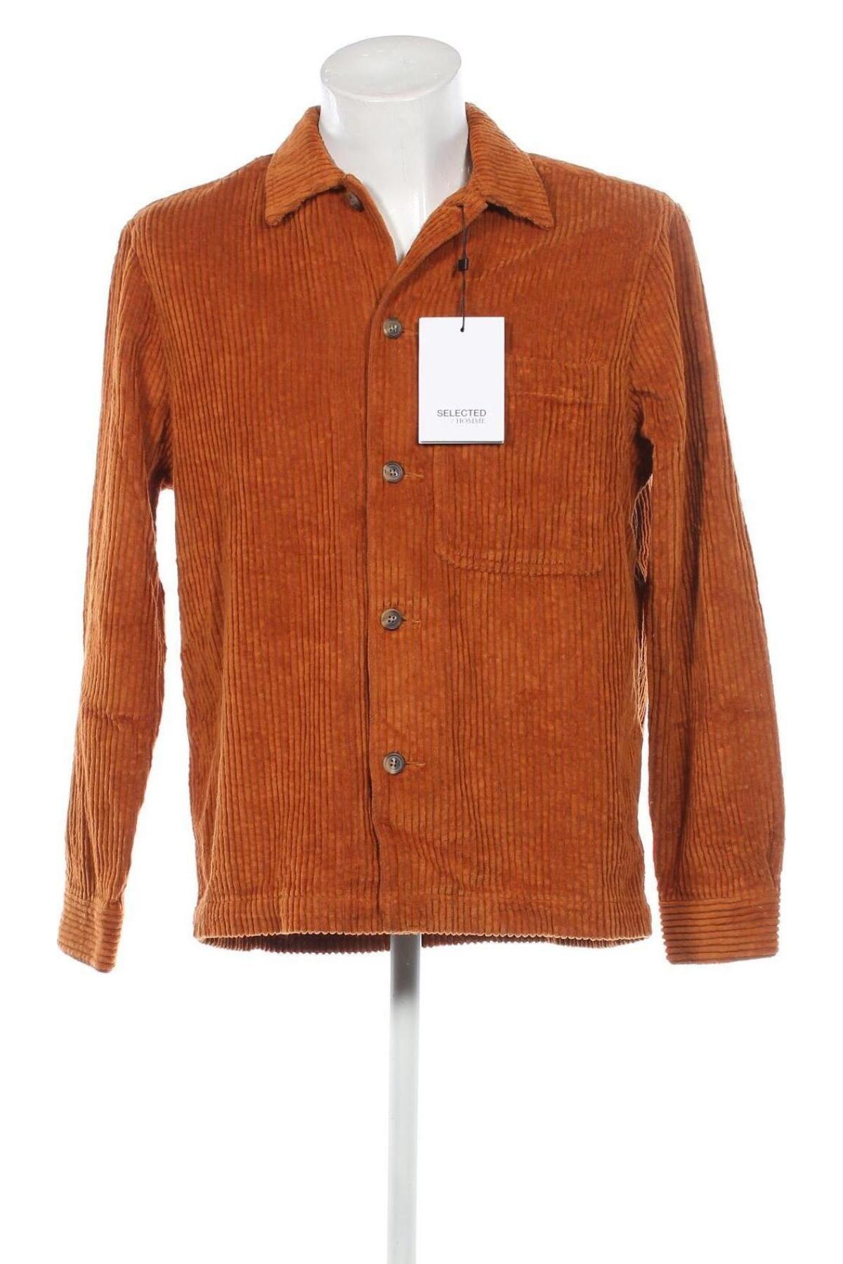Herrenhemd Selected Homme, Größe M, Farbe Orange, Preis € 23,97