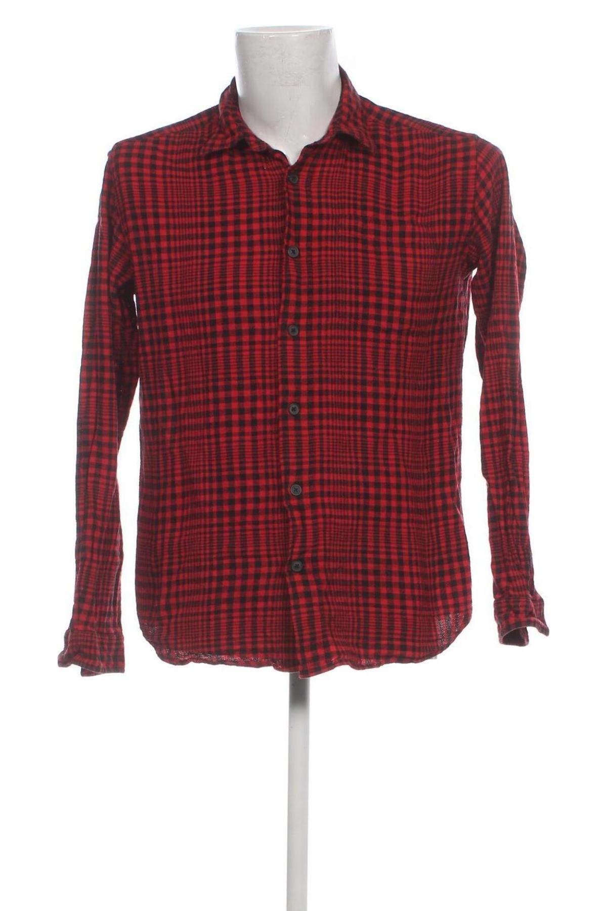 Ανδρικό πουκάμισο Smog, Μέγεθος M, Χρώμα Κόκκινο, Τιμή 5,38 €
