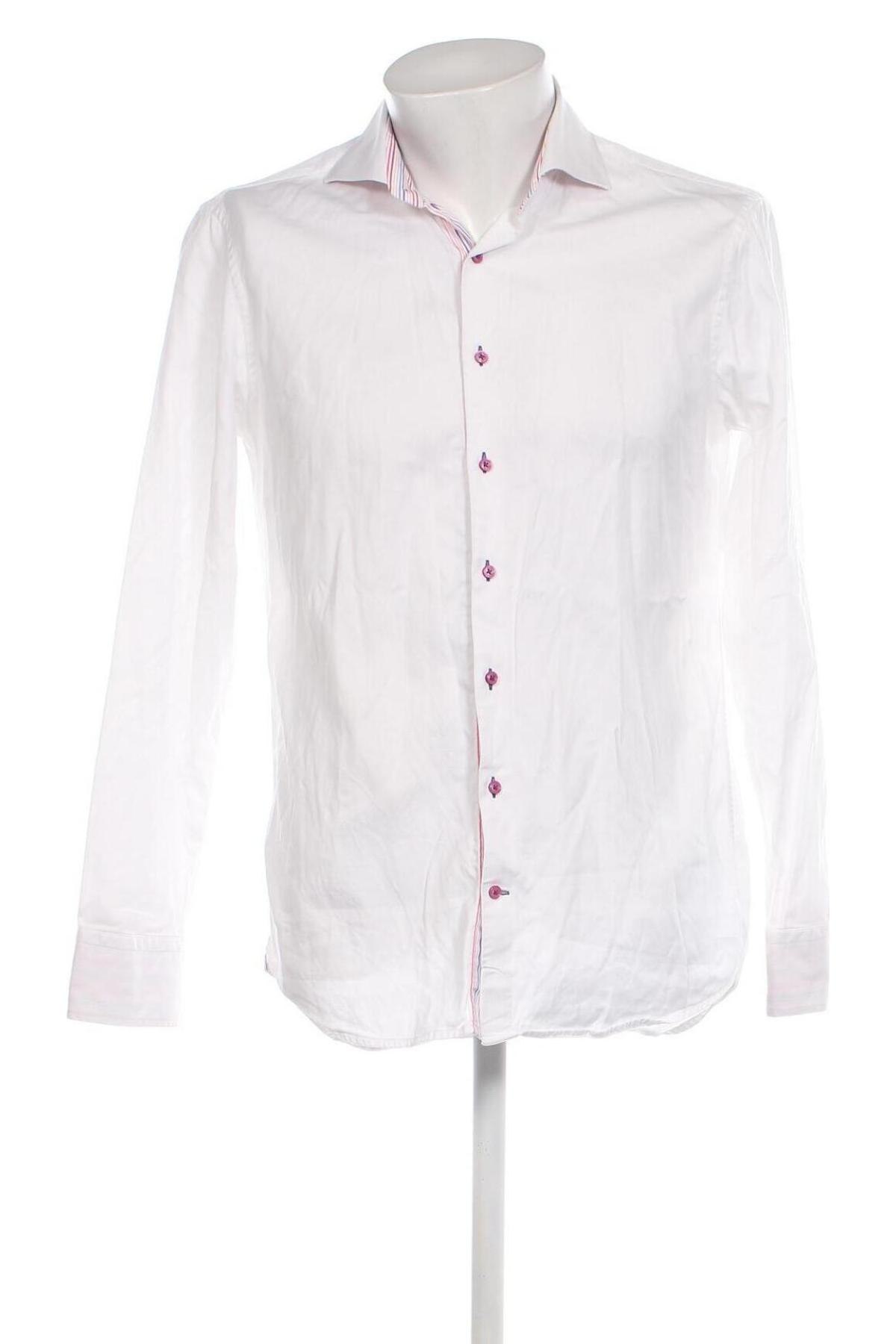 Ανδρικό πουκάμισο Stenstroms, Μέγεθος L, Χρώμα Λευκό, Τιμή 27,96 €