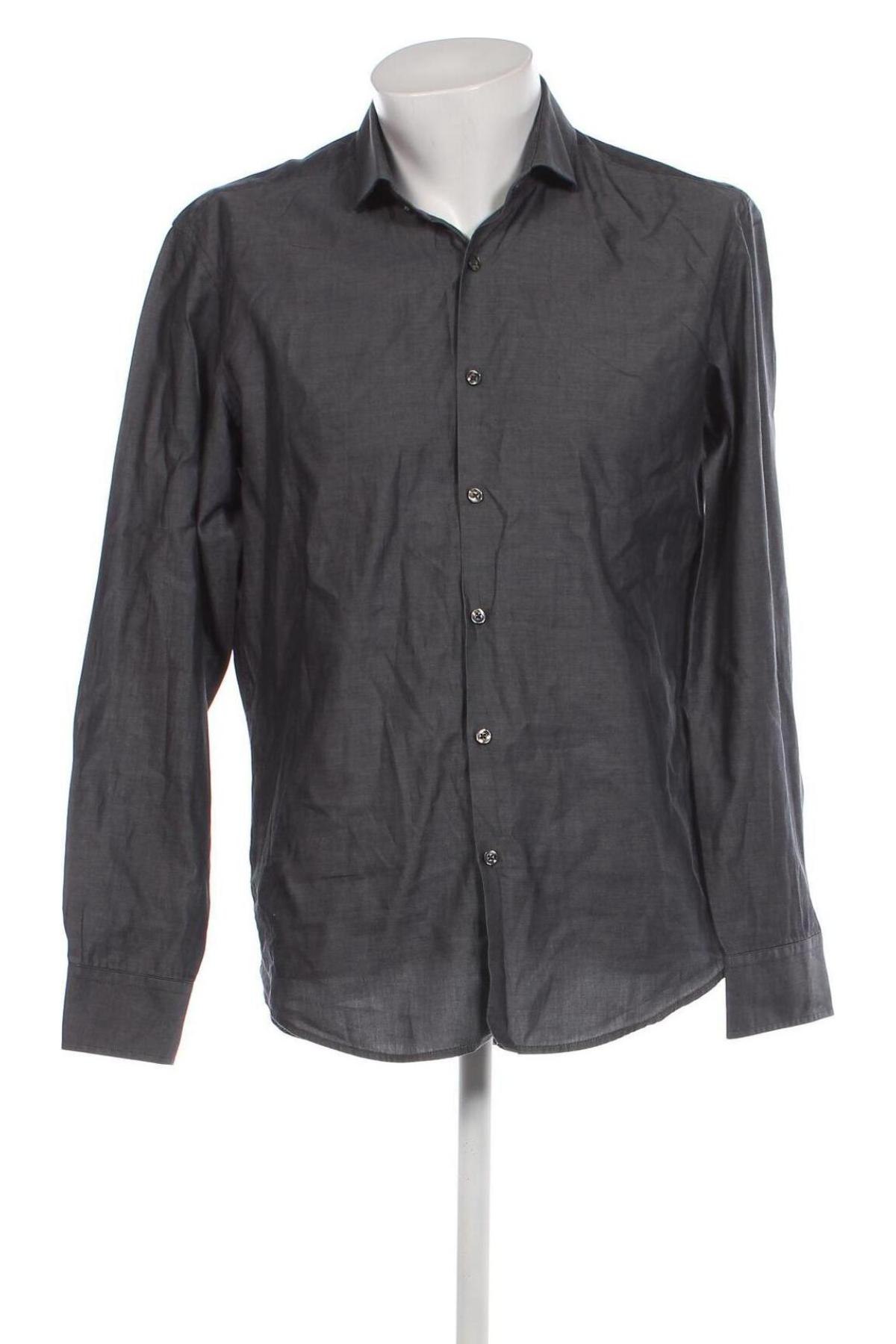 Herrenhemd Theo Wormland, Größe XL, Farbe Grau, Preis 17,44 €