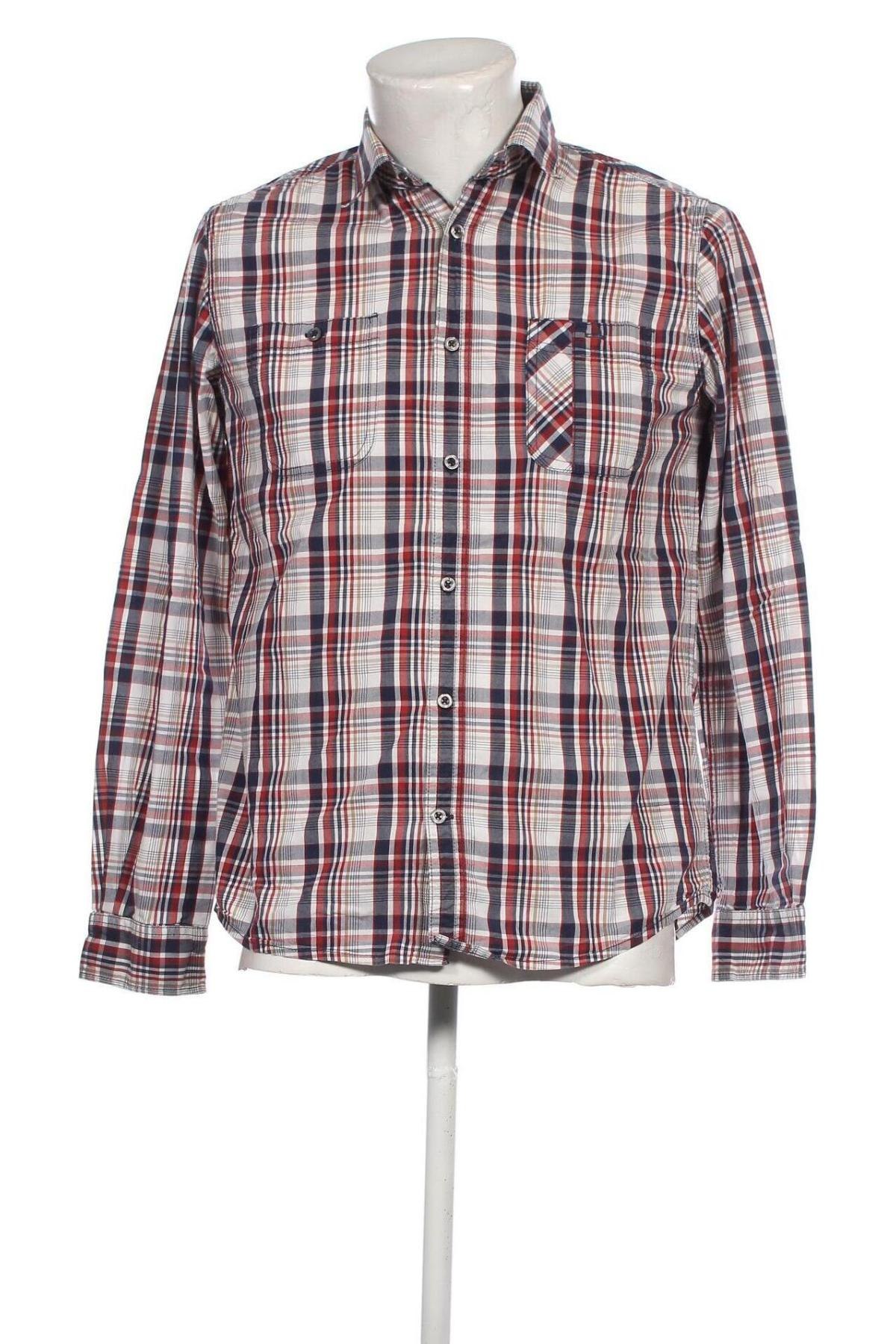 Мъжка риза Tom Tailor, Размер M, Цвят Многоцветен, Цена 10,20 лв.