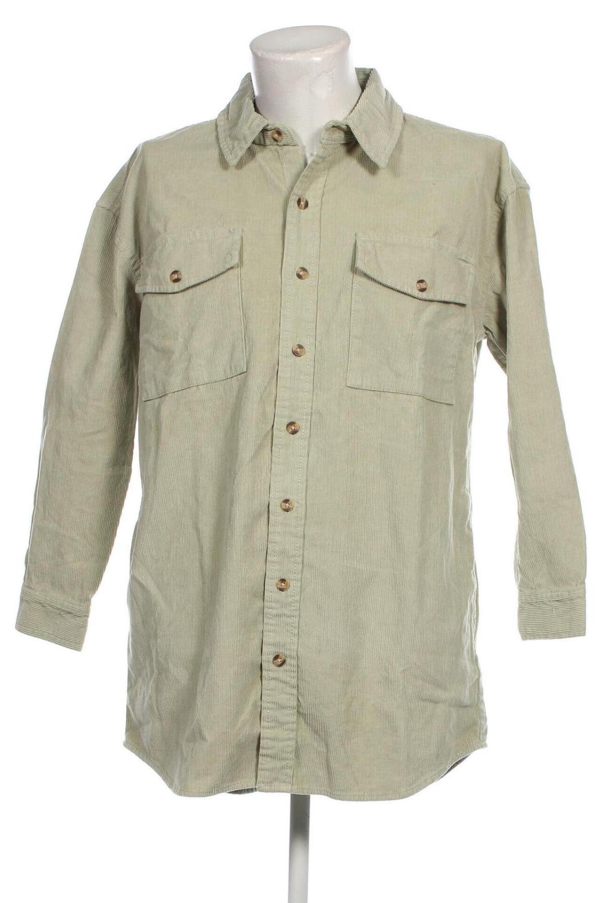 Ανδρικό πουκάμισο Urban Classics, Μέγεθος S, Χρώμα Πράσινο, Τιμή 7,94 €