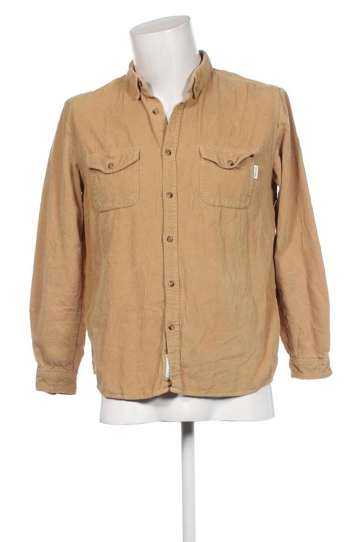 Herrenhemd Urban Outfitters, Größe L, Farbe Beige, Preis € 4,02