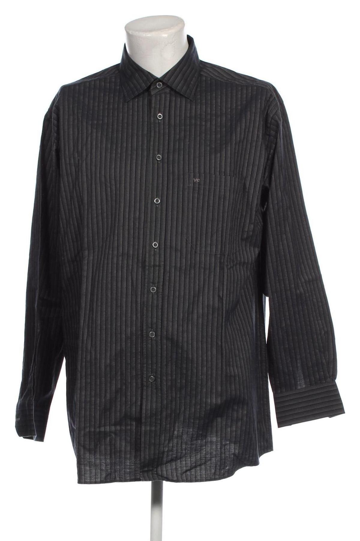 Ανδρικό πουκάμισο Via Cortesa, Μέγεθος XL, Χρώμα Μαύρο, Τιμή 4,66 €