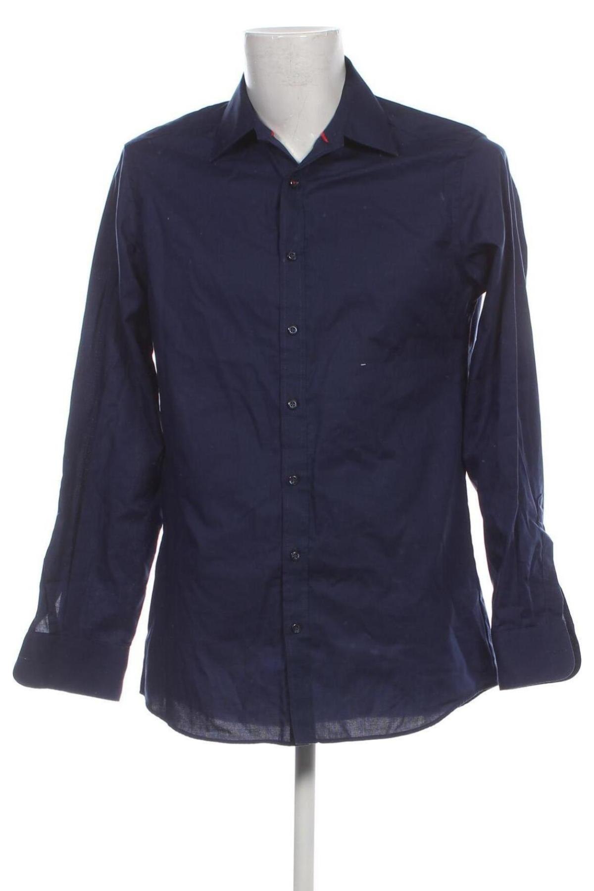 Herrenhemd Walbusch, Größe M, Farbe Blau, Preis 13,78 €