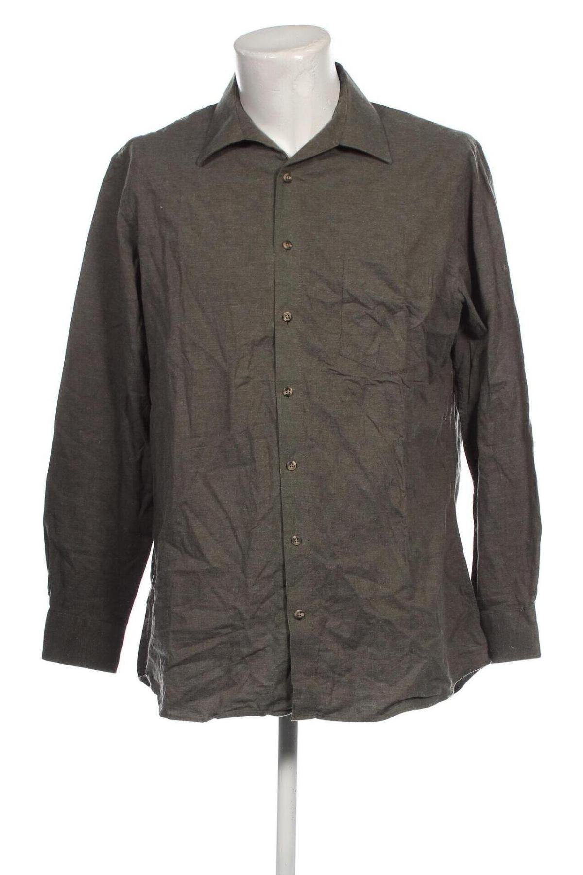 Herrenhemd Walbusch, Größe L, Farbe Grün, Preis 25,26 €