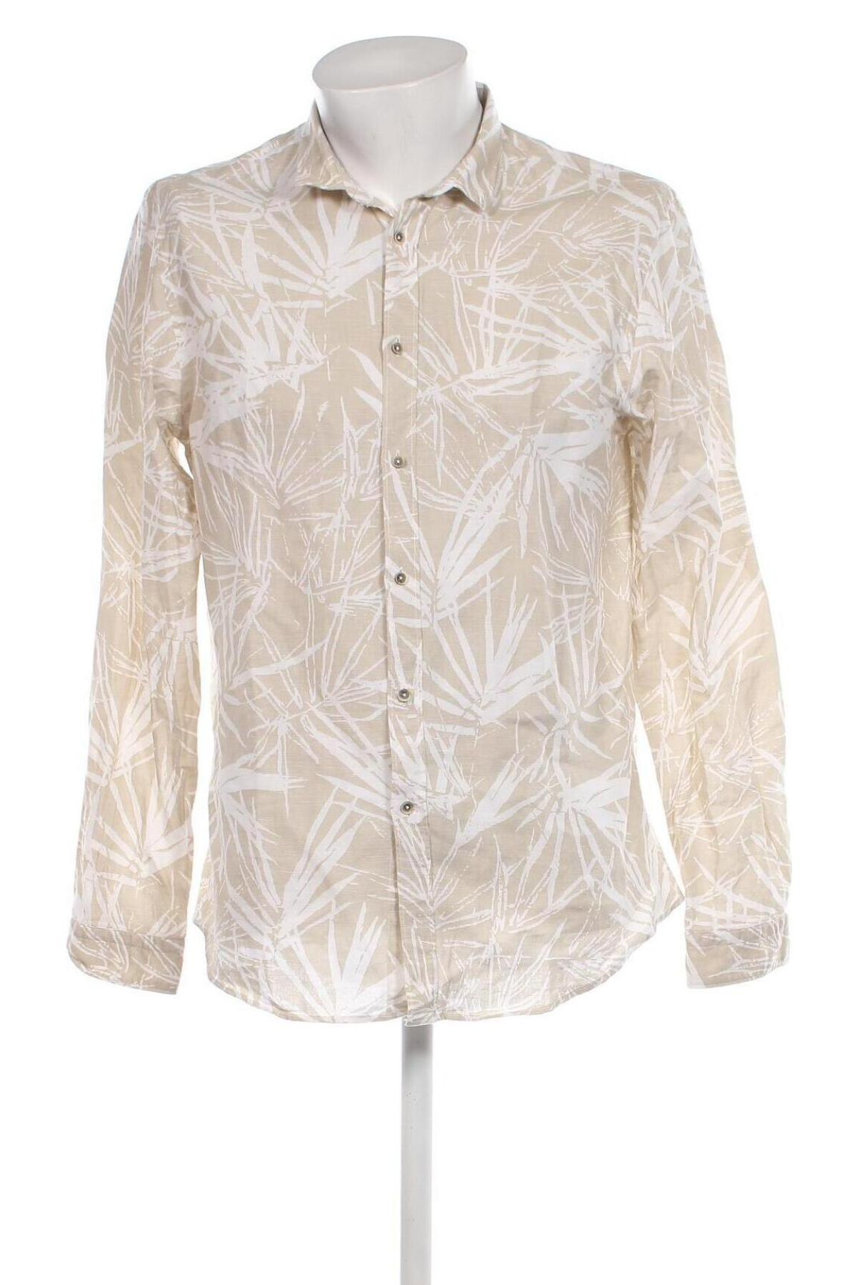 Herrenhemd Zara, Größe XL, Farbe Beige, Preis 11,60 €